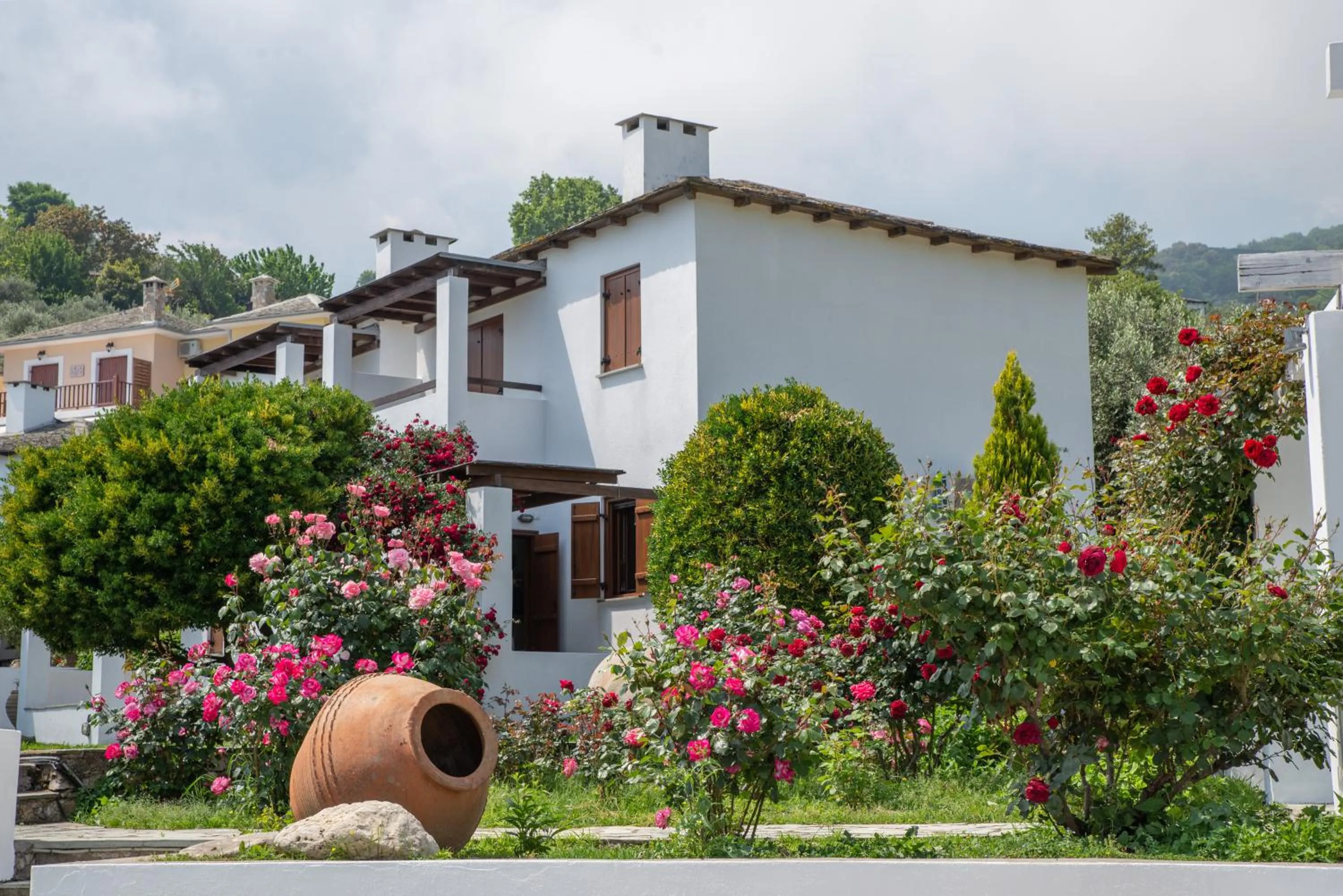 Garden view in Aeolos Hotel & Villas - Pelion