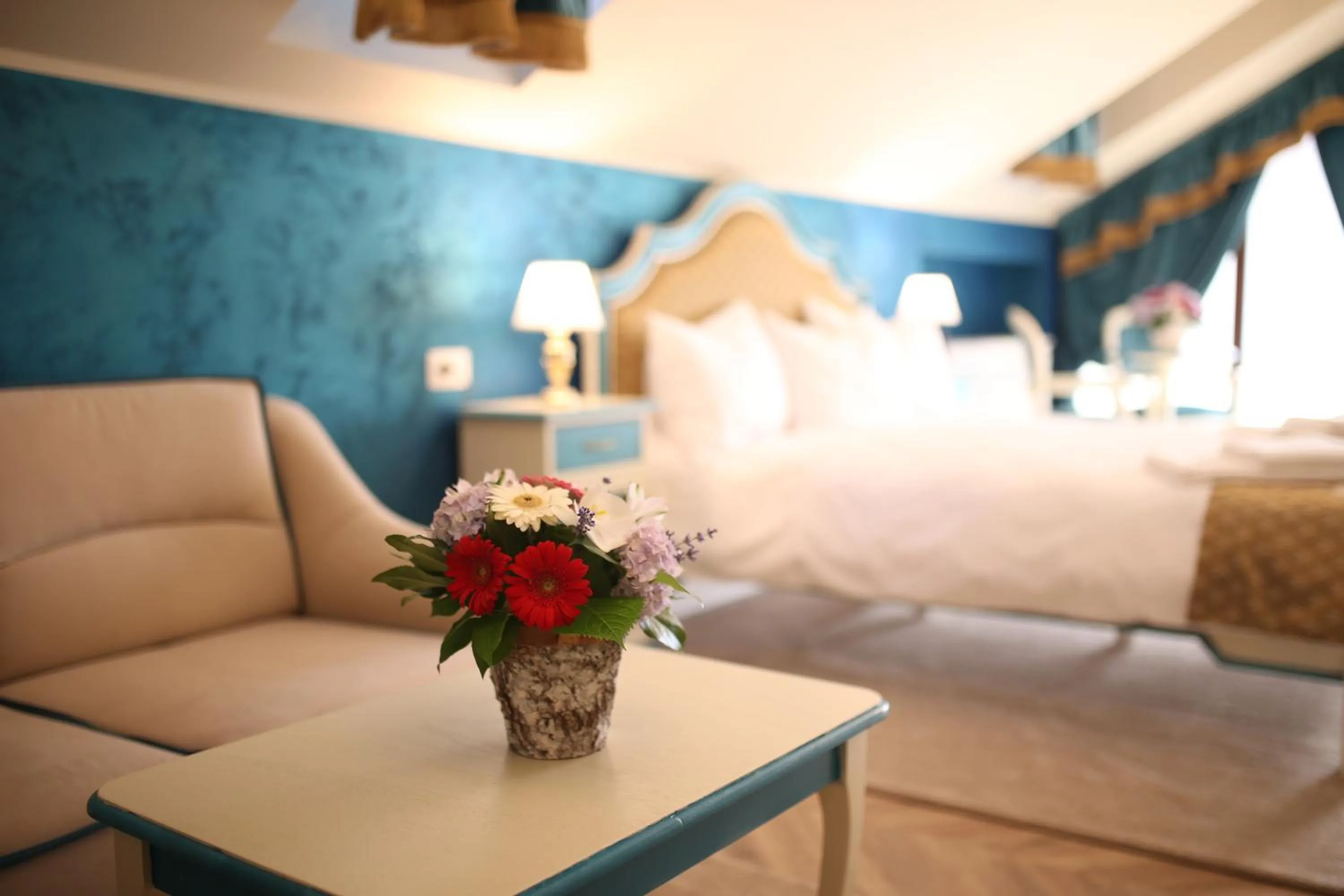 Bed in Artisans Boutique Villa