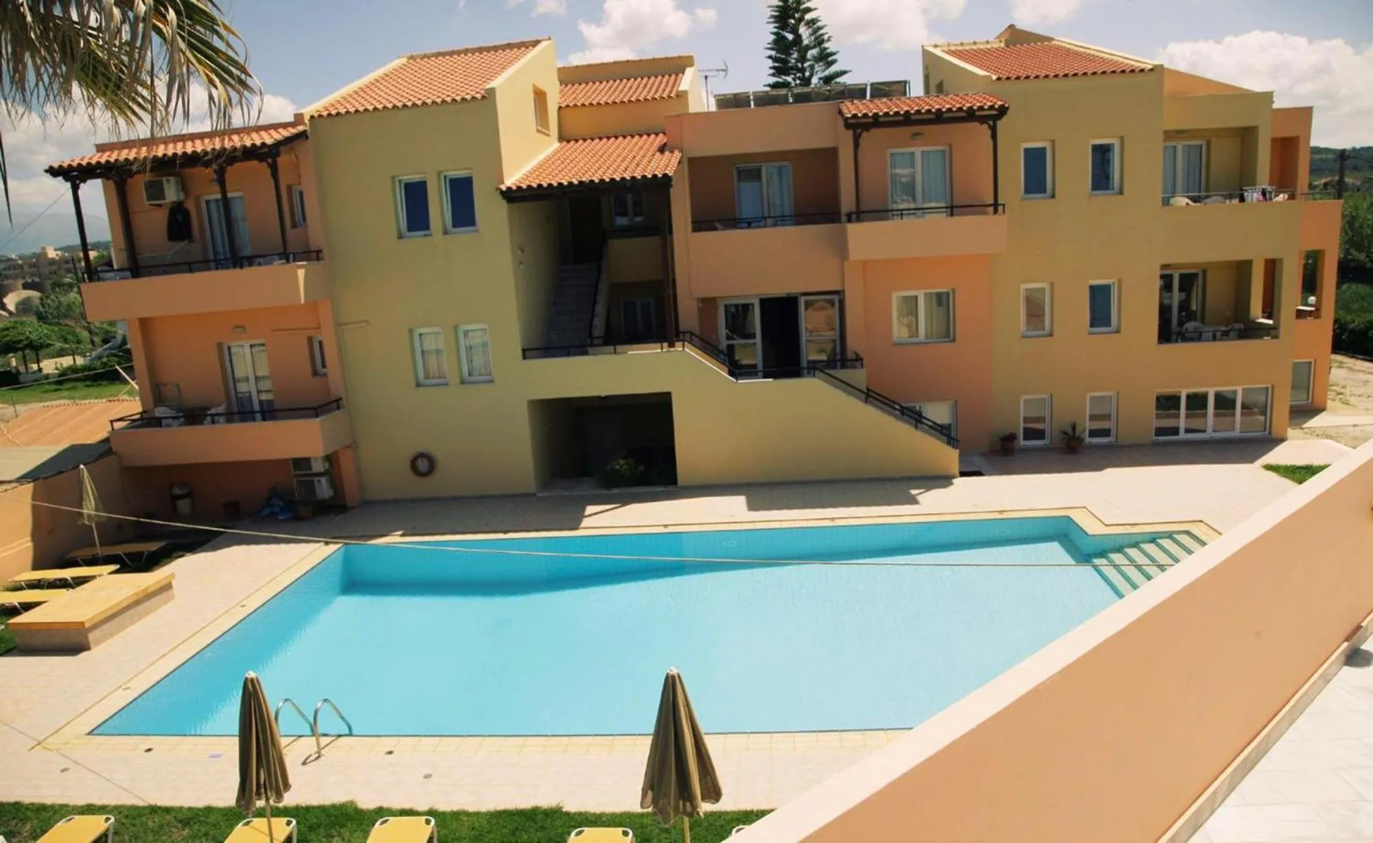 Property building in Mythos Beach Hotel Apartments