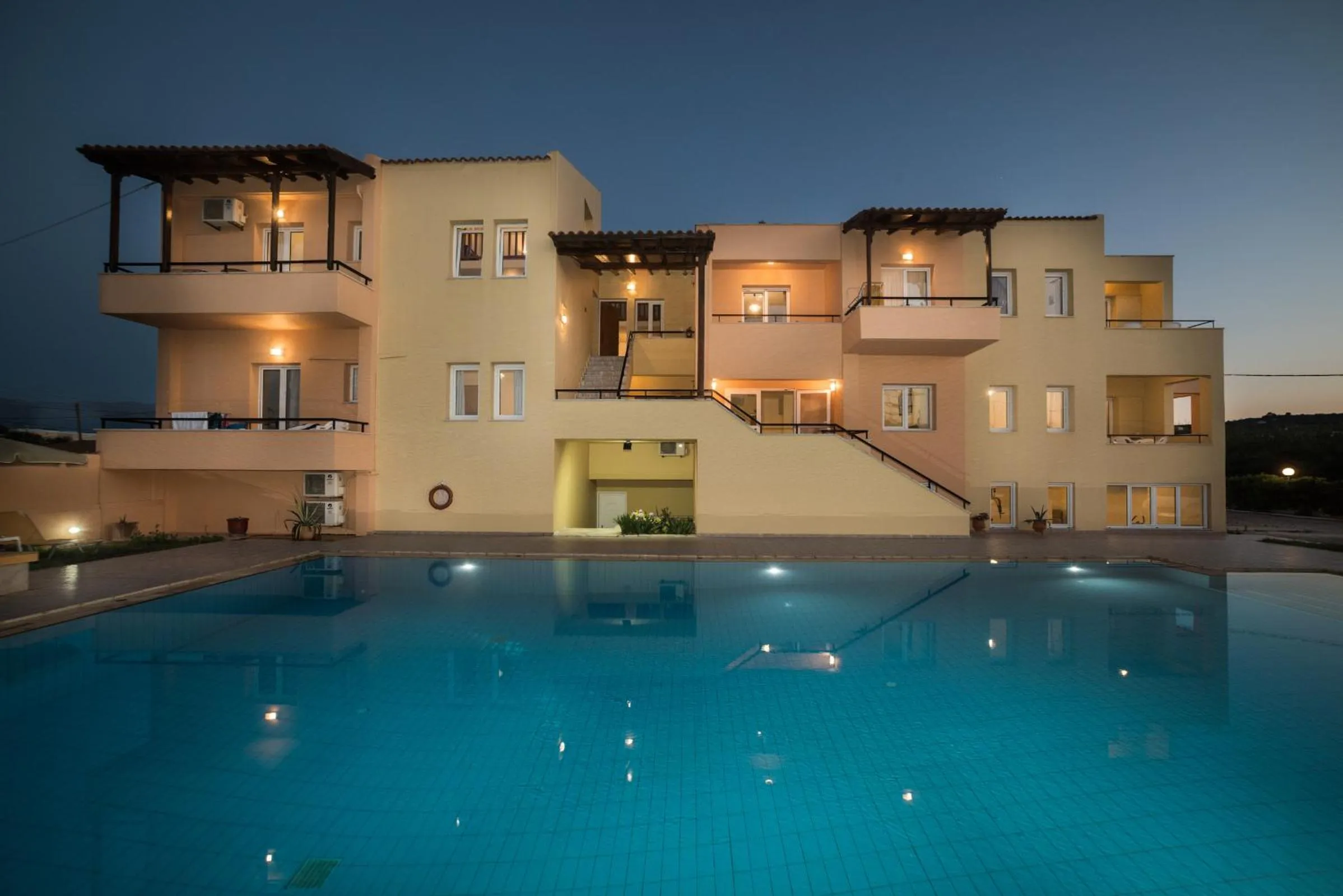 Property building in Mythos Beach Hotel Apartments