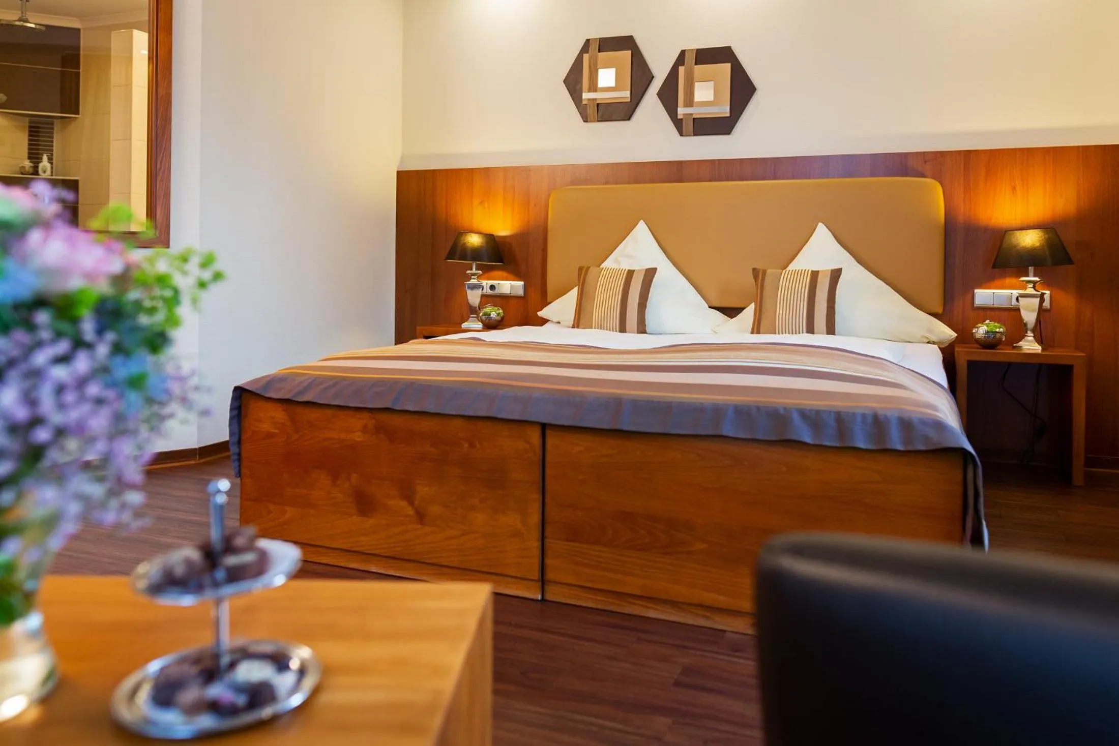 Bedroom, Bed in Hotel Mutter-Bahr