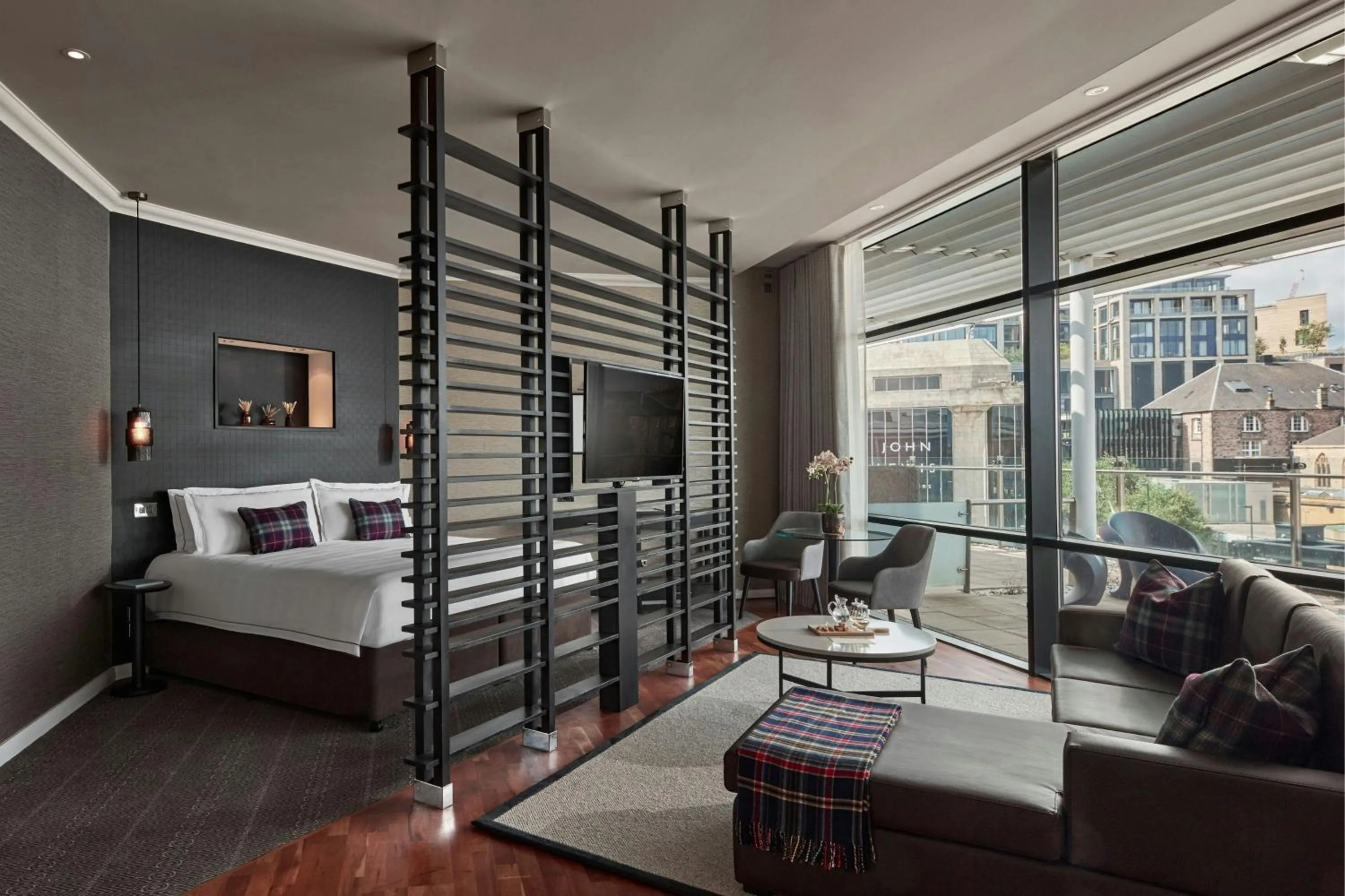 Photo of the whole room, Bed in The Glasshouse, Autograph Collection