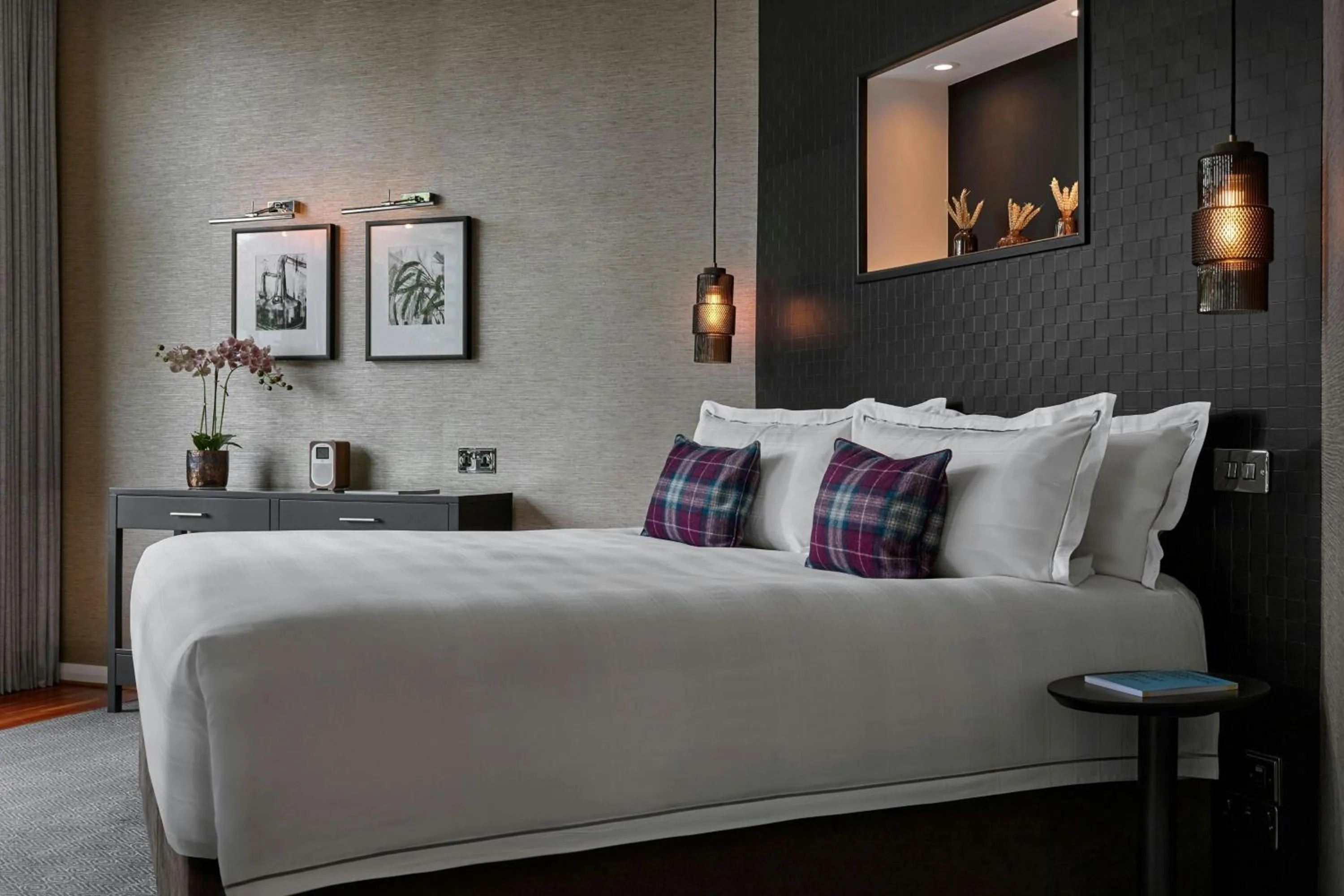 Photo of the whole room, Bed in The Glasshouse, Autograph Collection