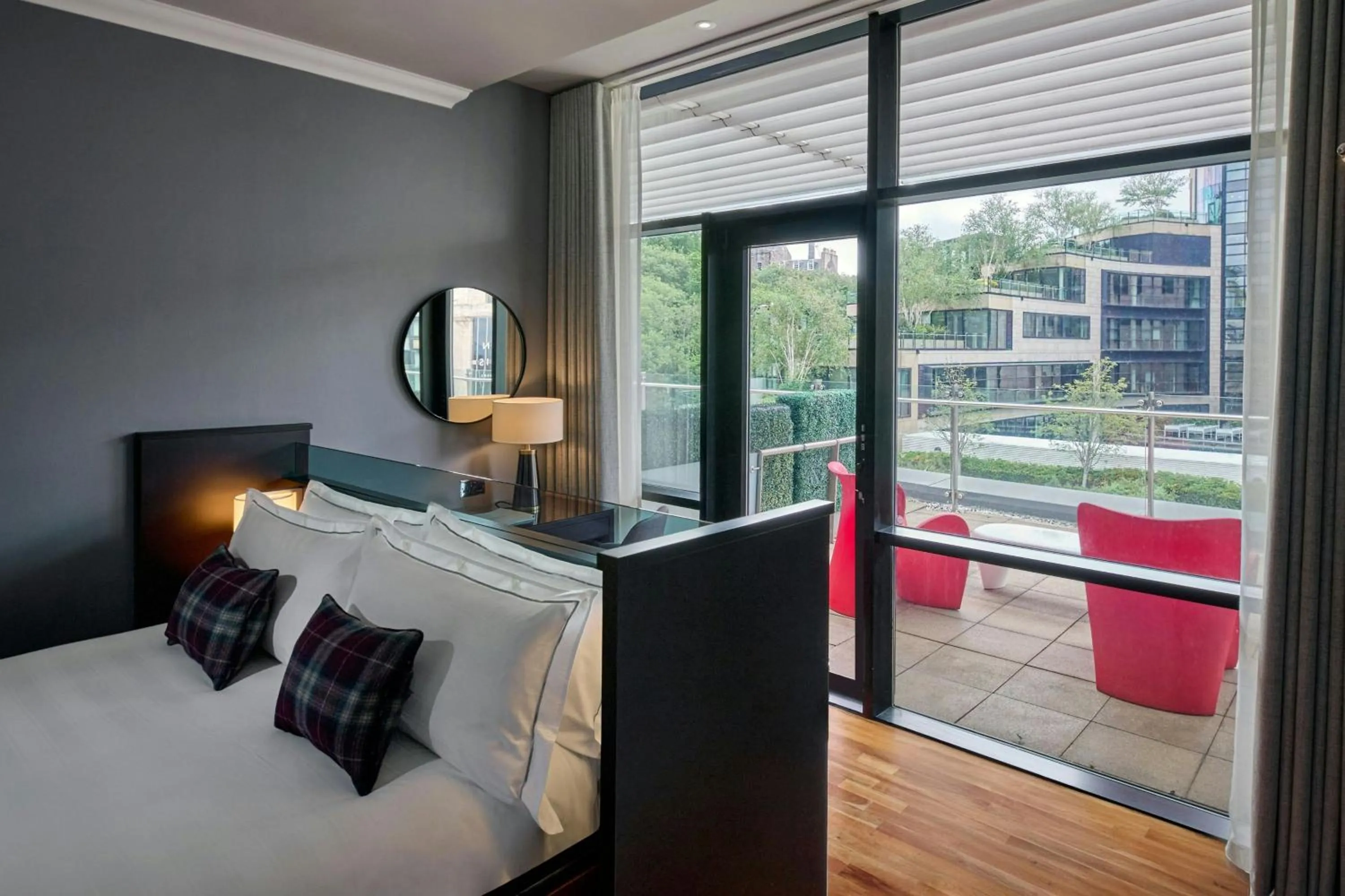 Photo of the whole room, Bed in The Glasshouse, Autograph Collection