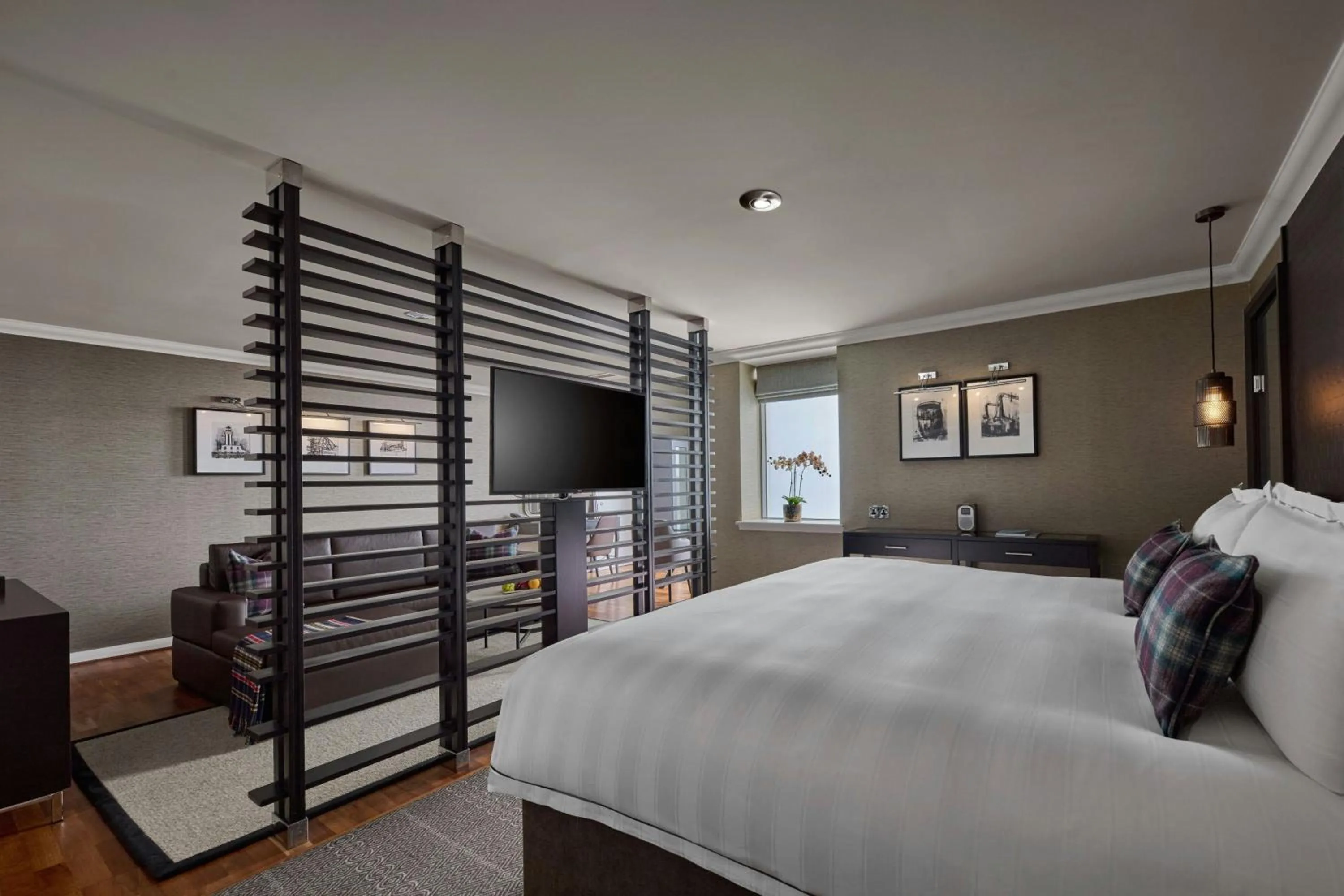 Photo of the whole room, Bed in The Glasshouse, Autograph Collection