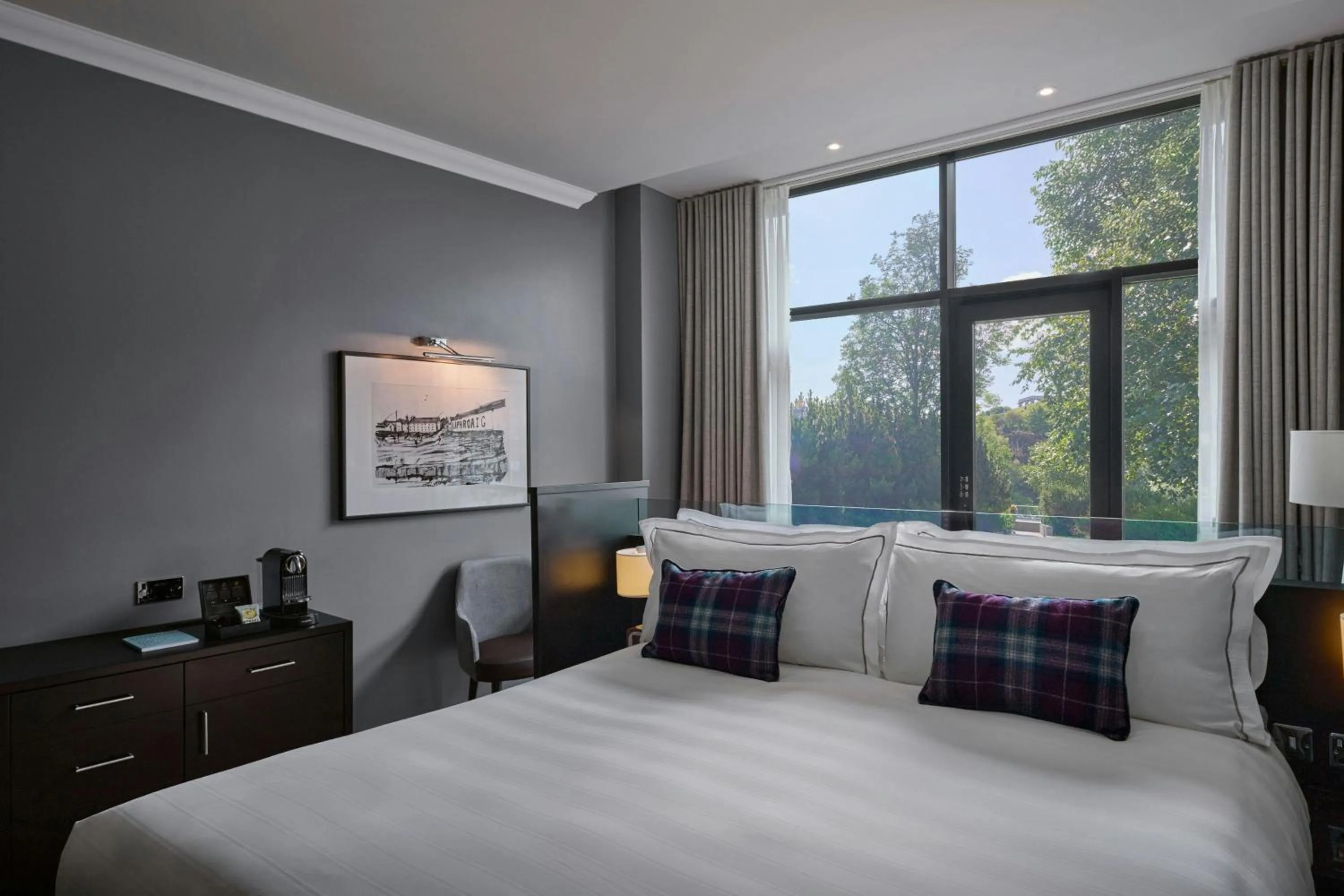 Photo of the whole room, Bed in The Glasshouse, Autograph Collection