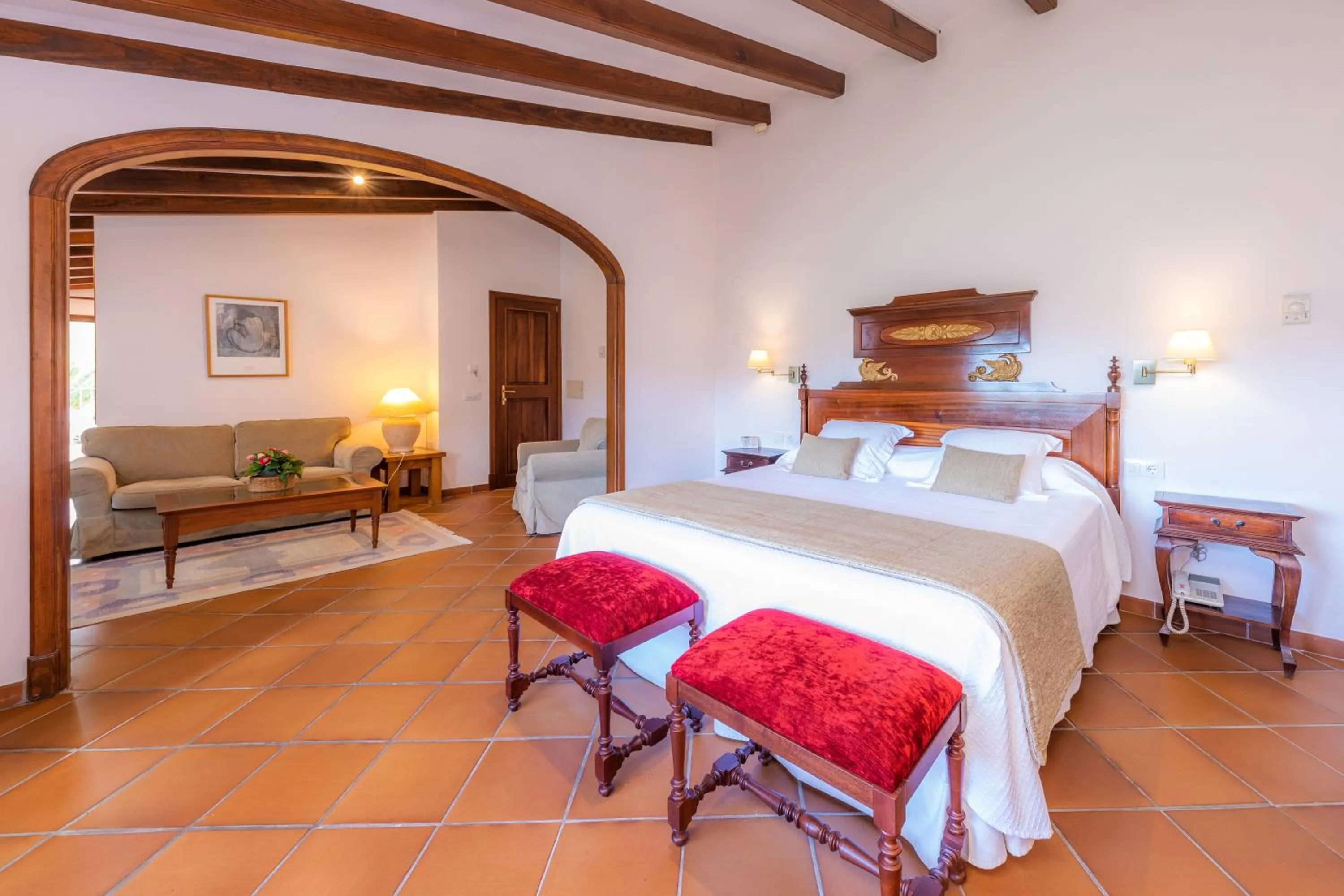 Bed in Finca Ca's Curial - Agroturismo - Adults Only