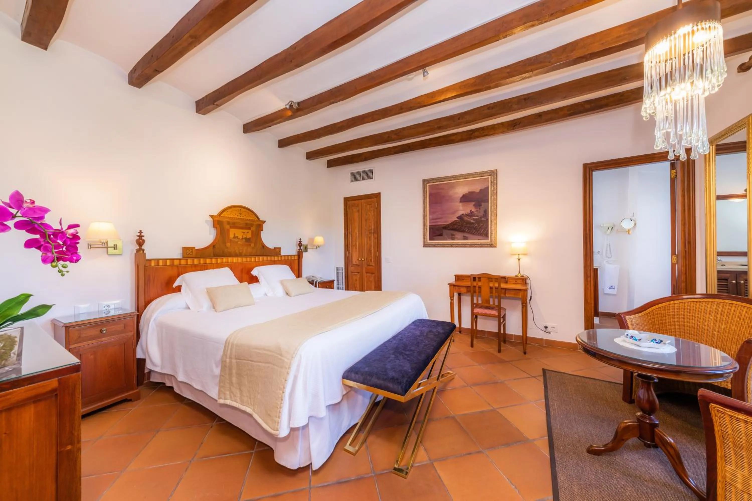 Bed in Finca Ca's Curial - Agroturismo - Adults Only