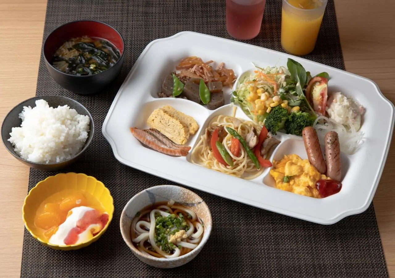 Buffet breakfast in APA Hotel Marugame Ekimae Odori