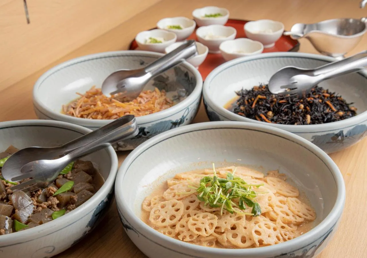 Buffet breakfast in APA Hotel Marugame Ekimae Odori