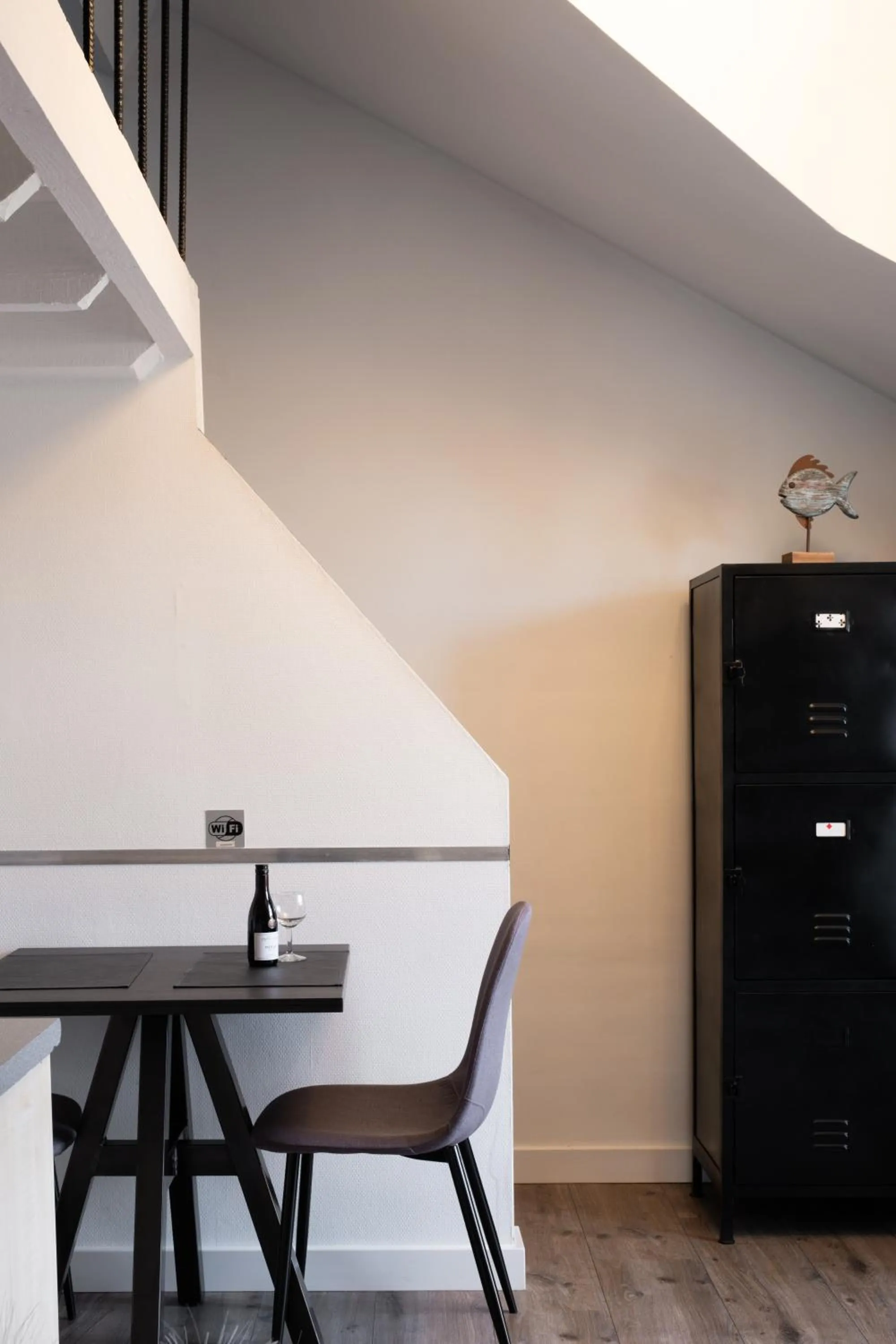 Seating area in B&B De Joker