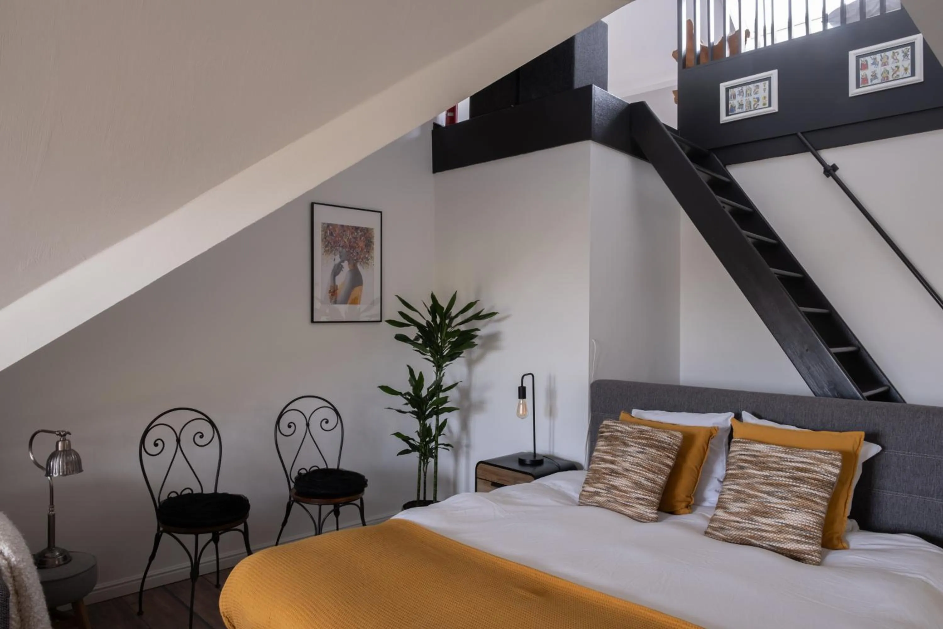 View (from property/room), Bed in B&B De Joker