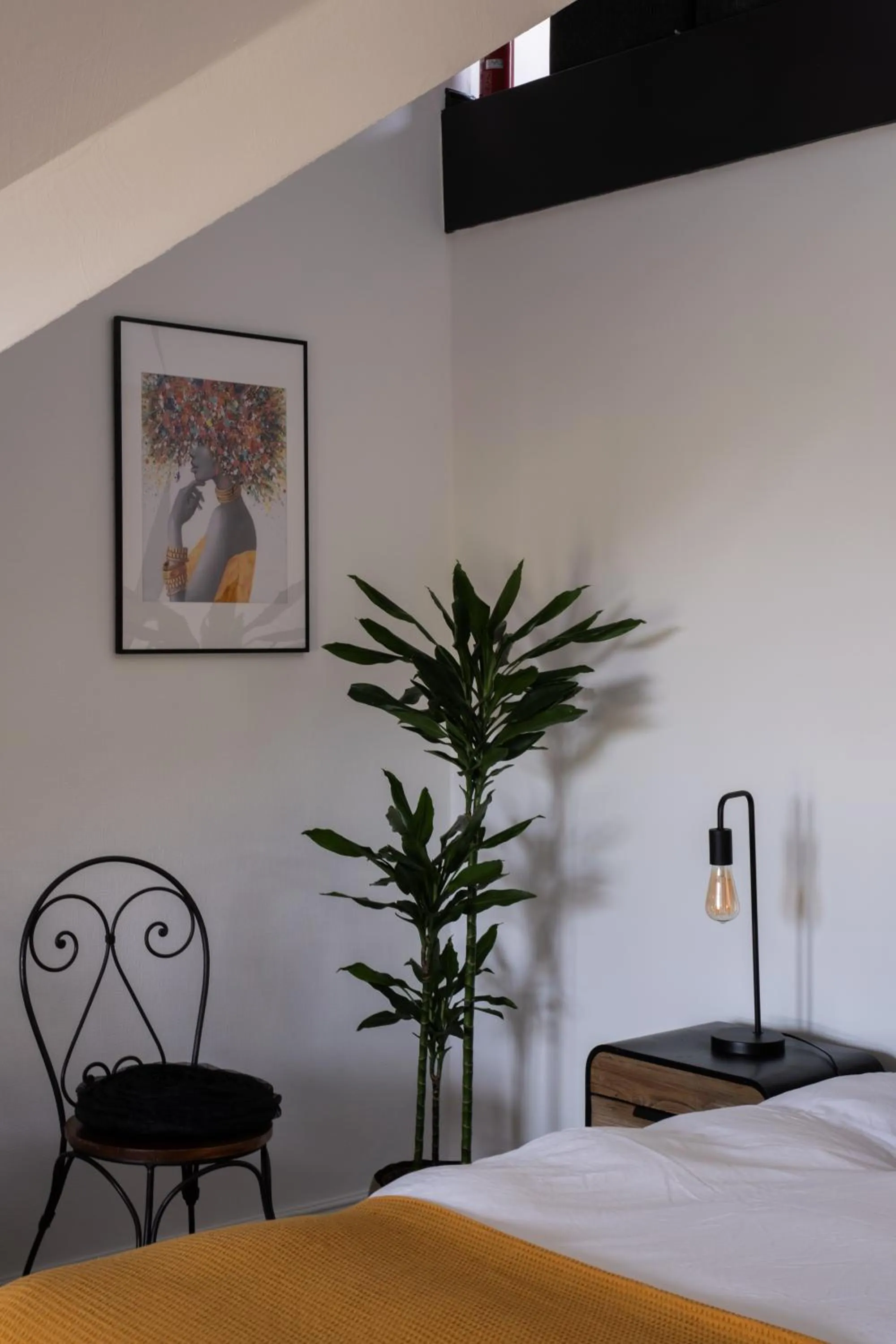 View (from property/room), Bed in B&B De Joker