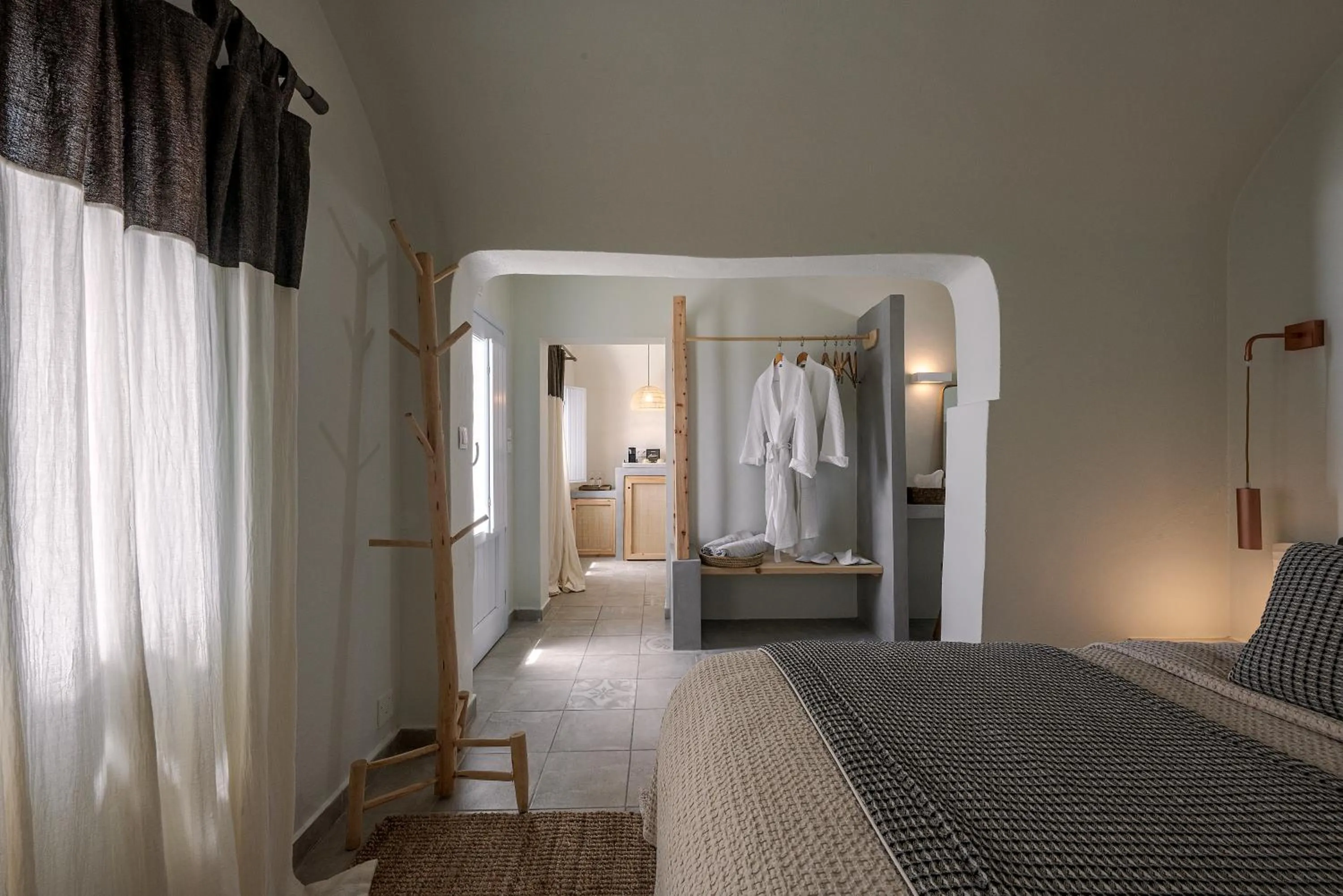 Bed in Blue Dolphins Apartments