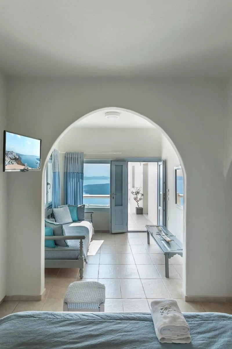 Bed in Blue Dolphins Apartments