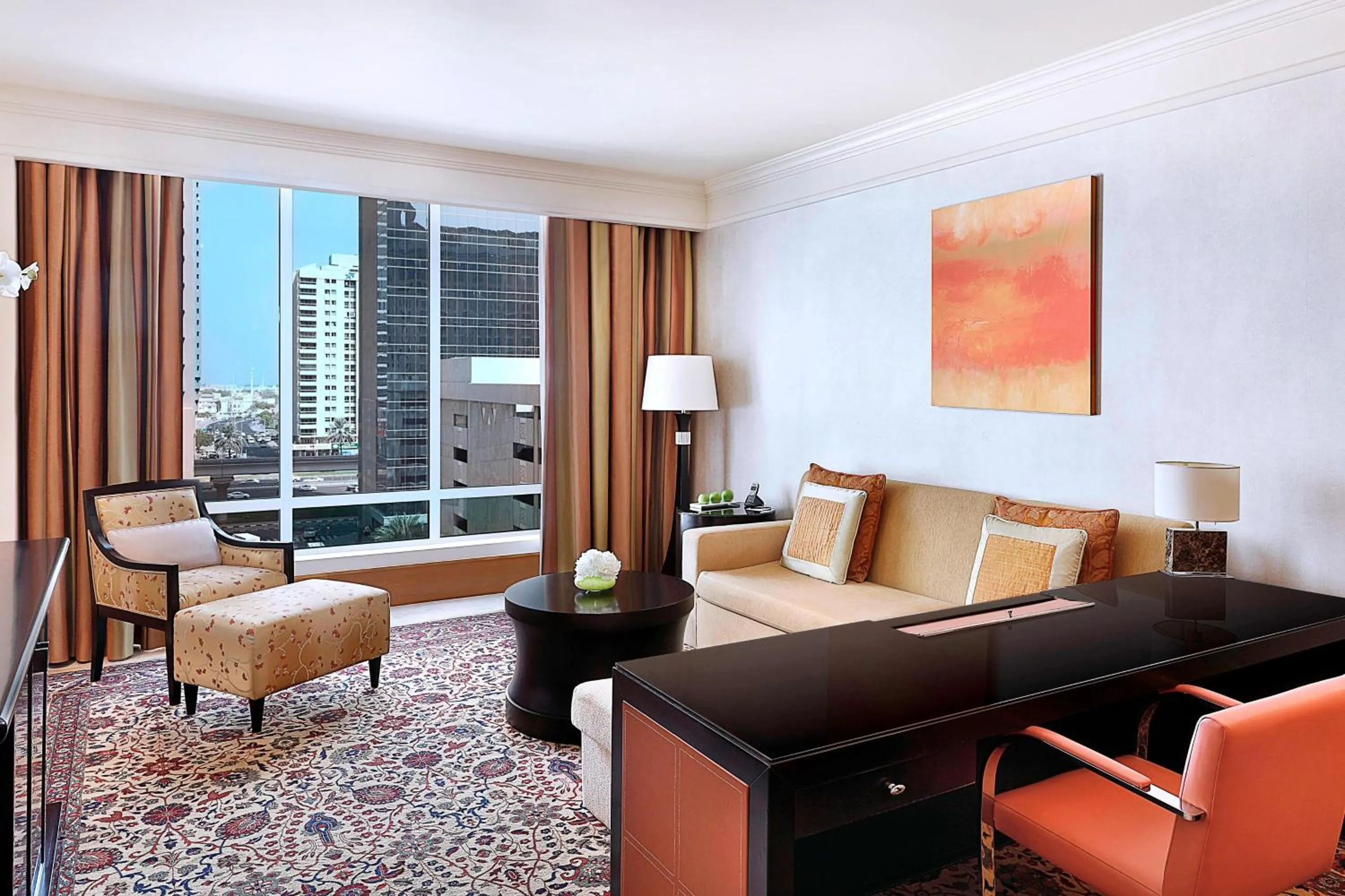 Living room in The Ritz-Carlton Executive Residences