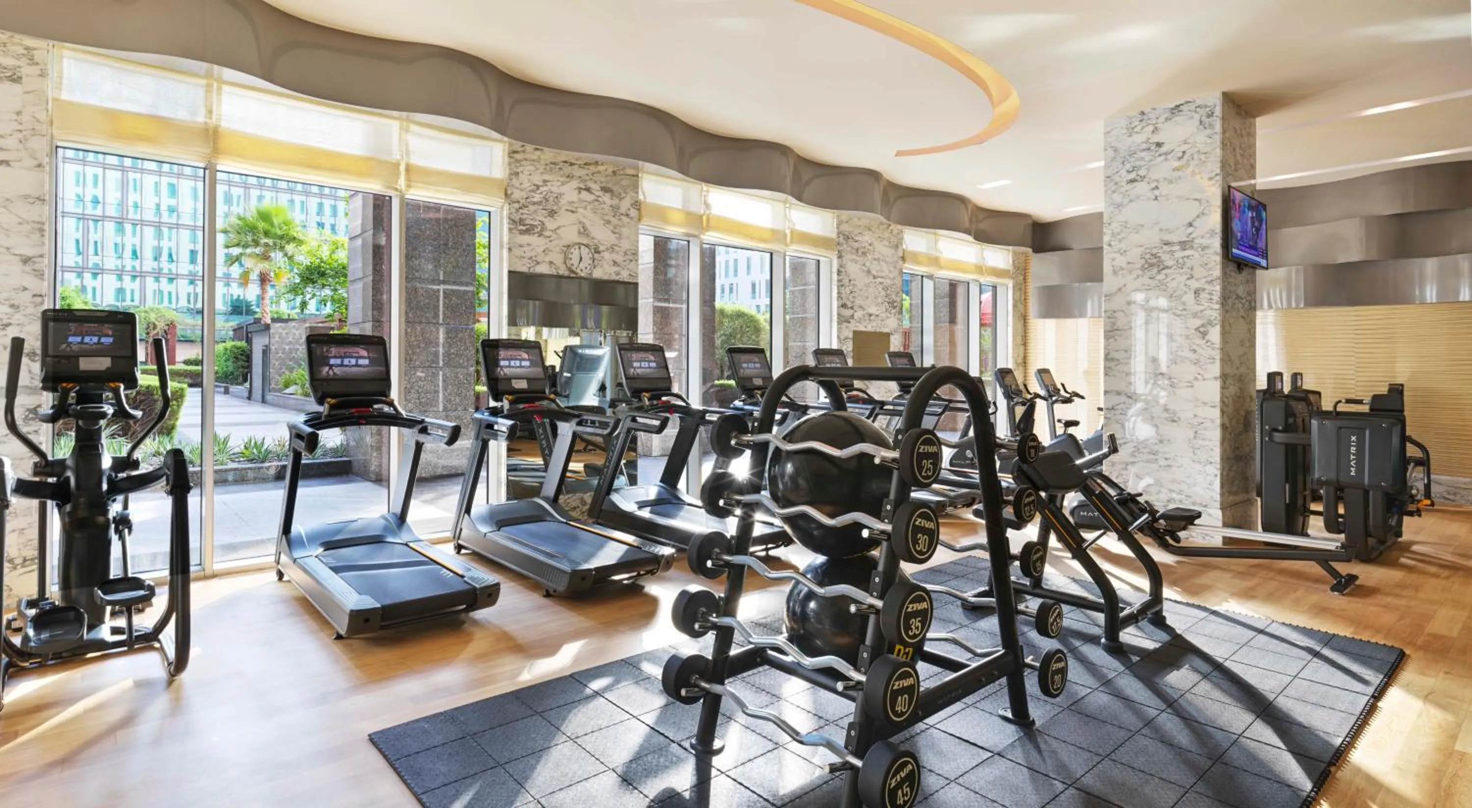 Fitness centre/facilities in The Ritz-Carlton Executive Residences