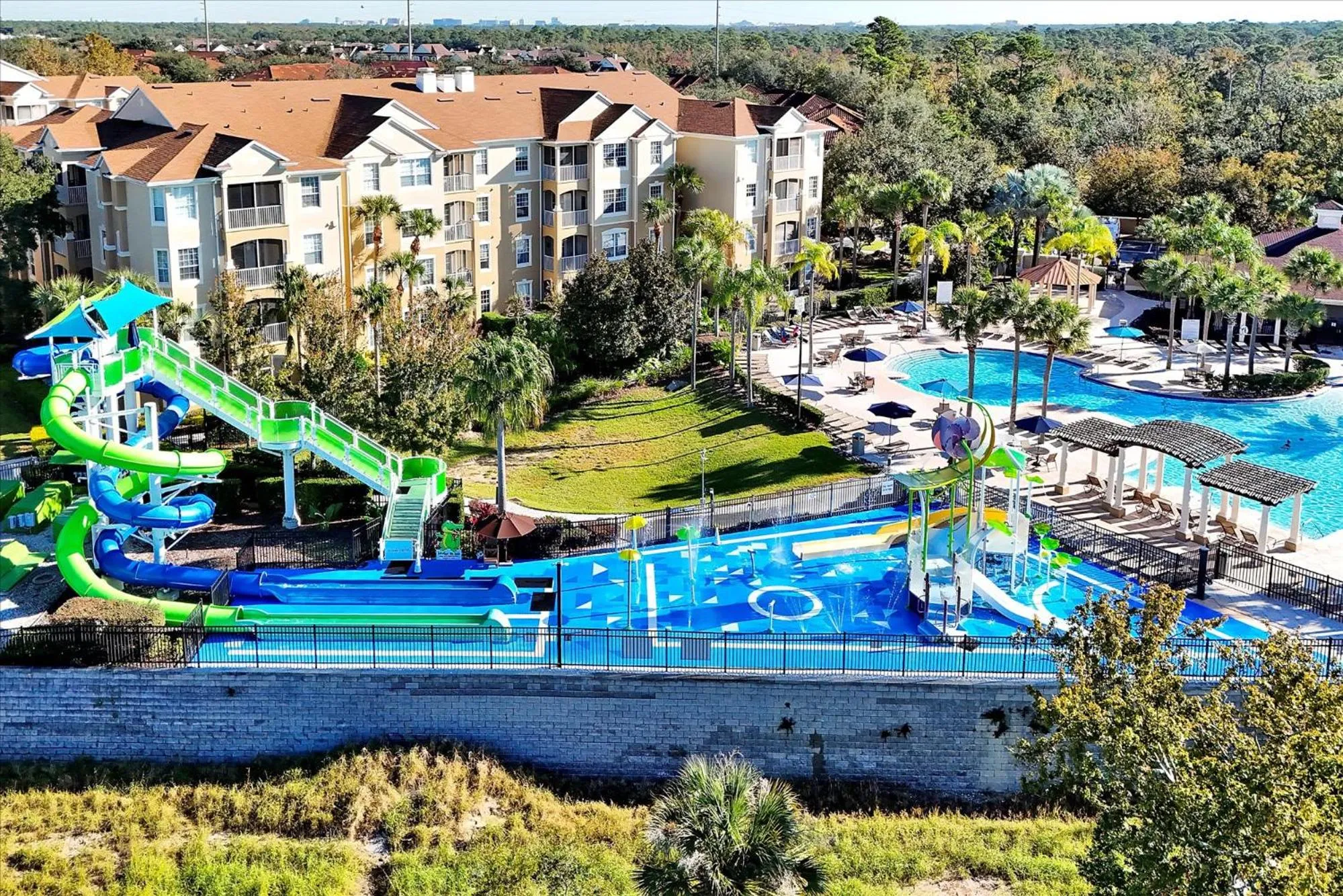 Aqua park in Flagstone Villa