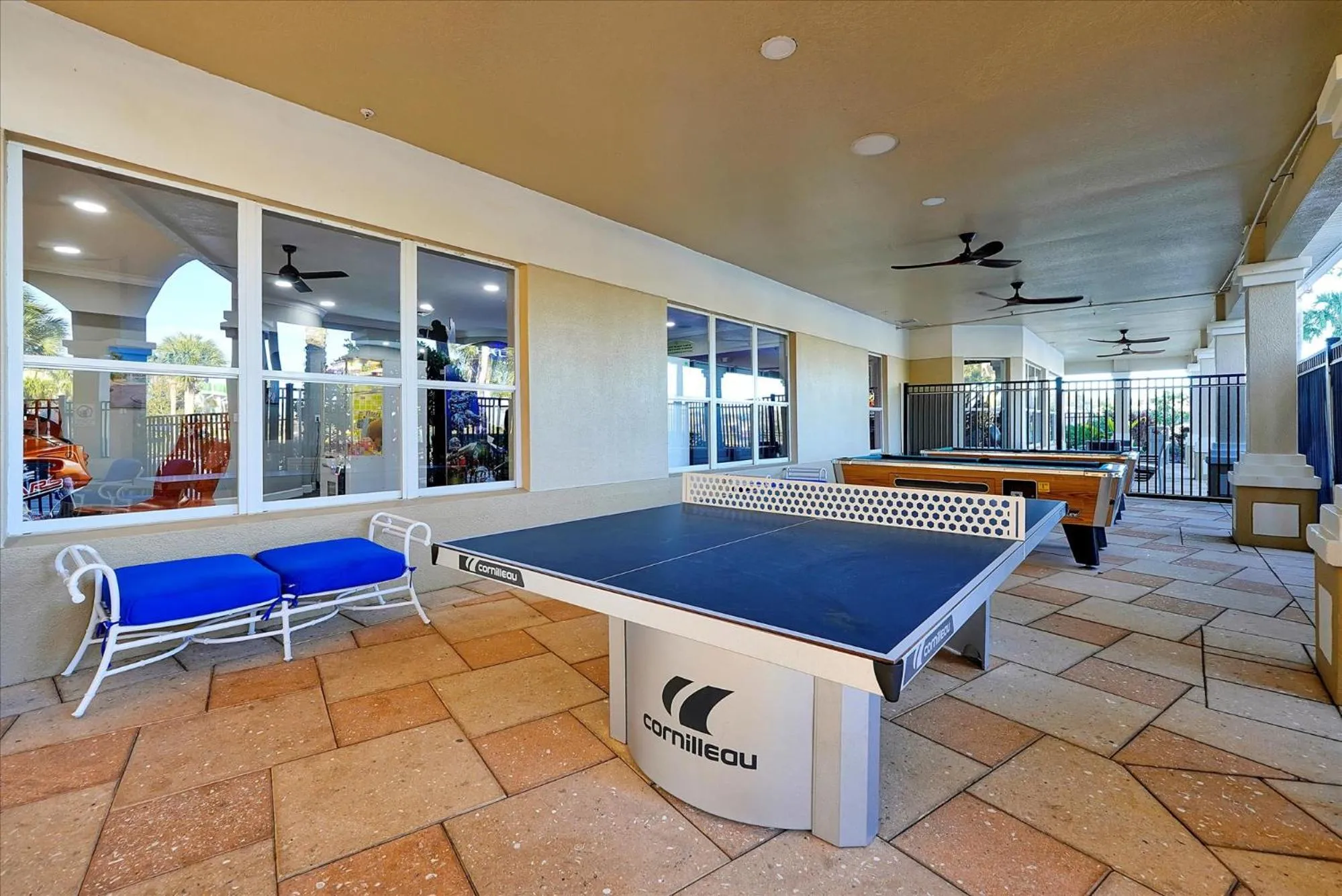 Table tennis in Flagstone Villa