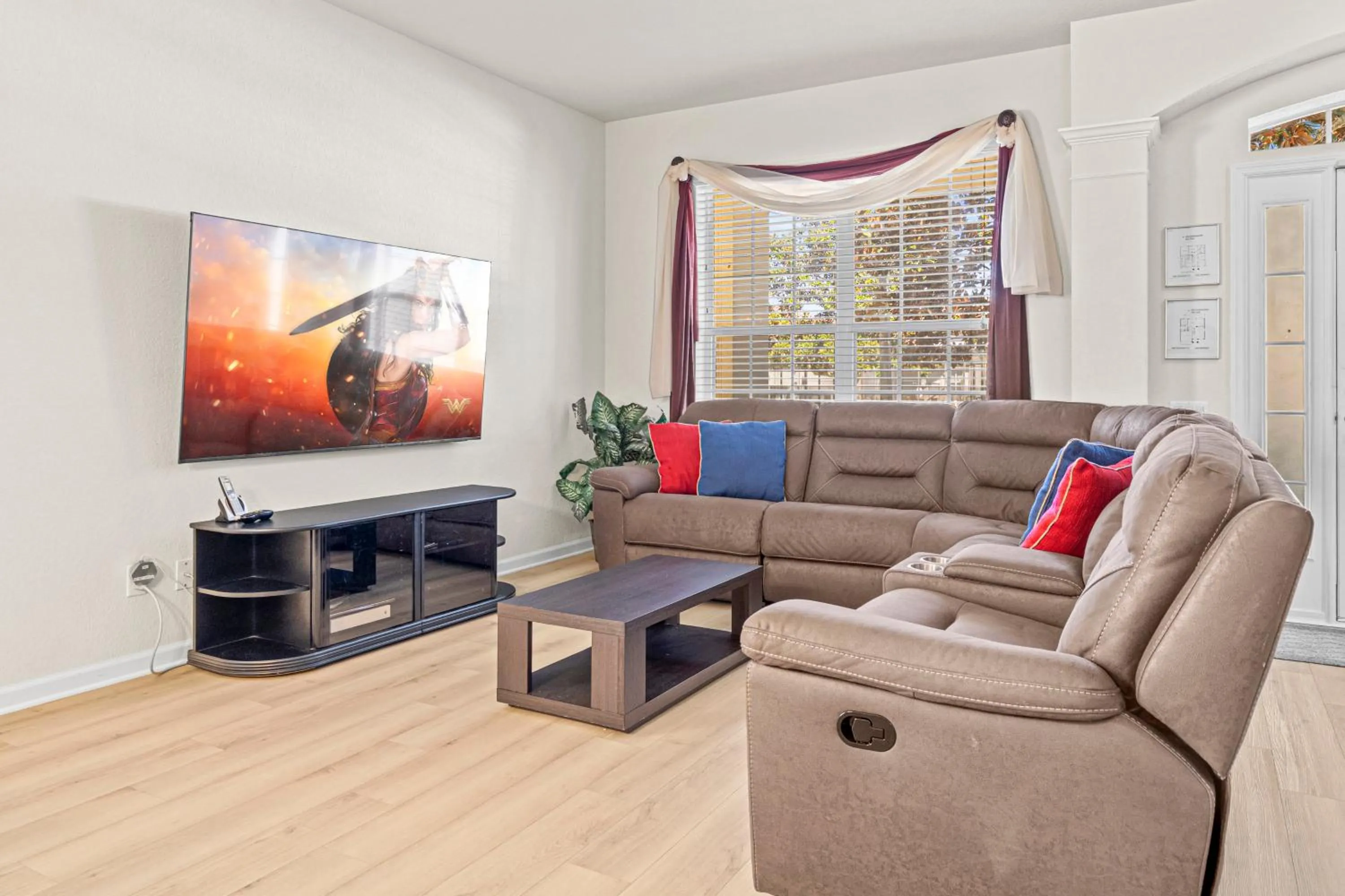 Living room in Flagstone Villa