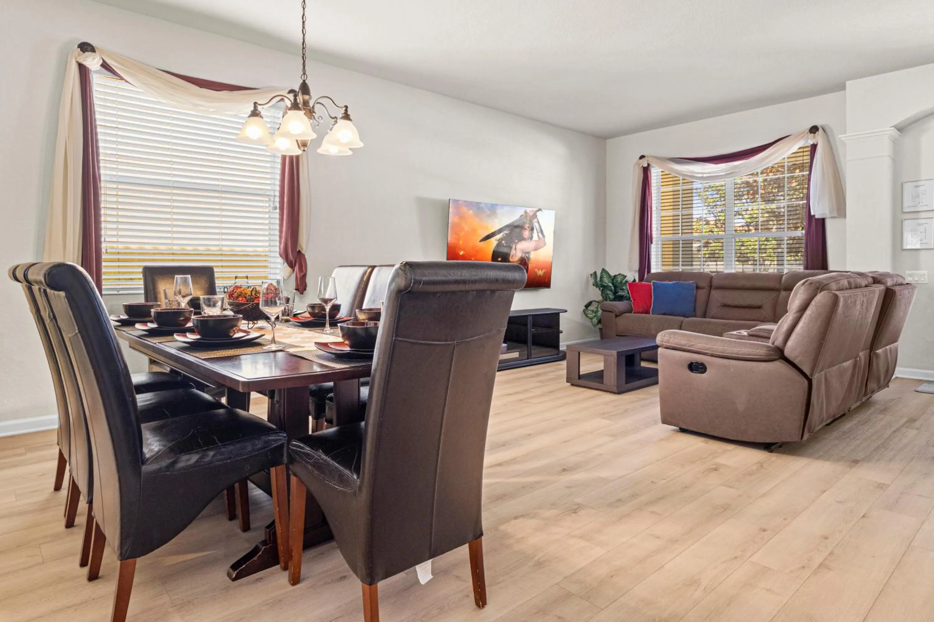 Living room in Flagstone Villa
