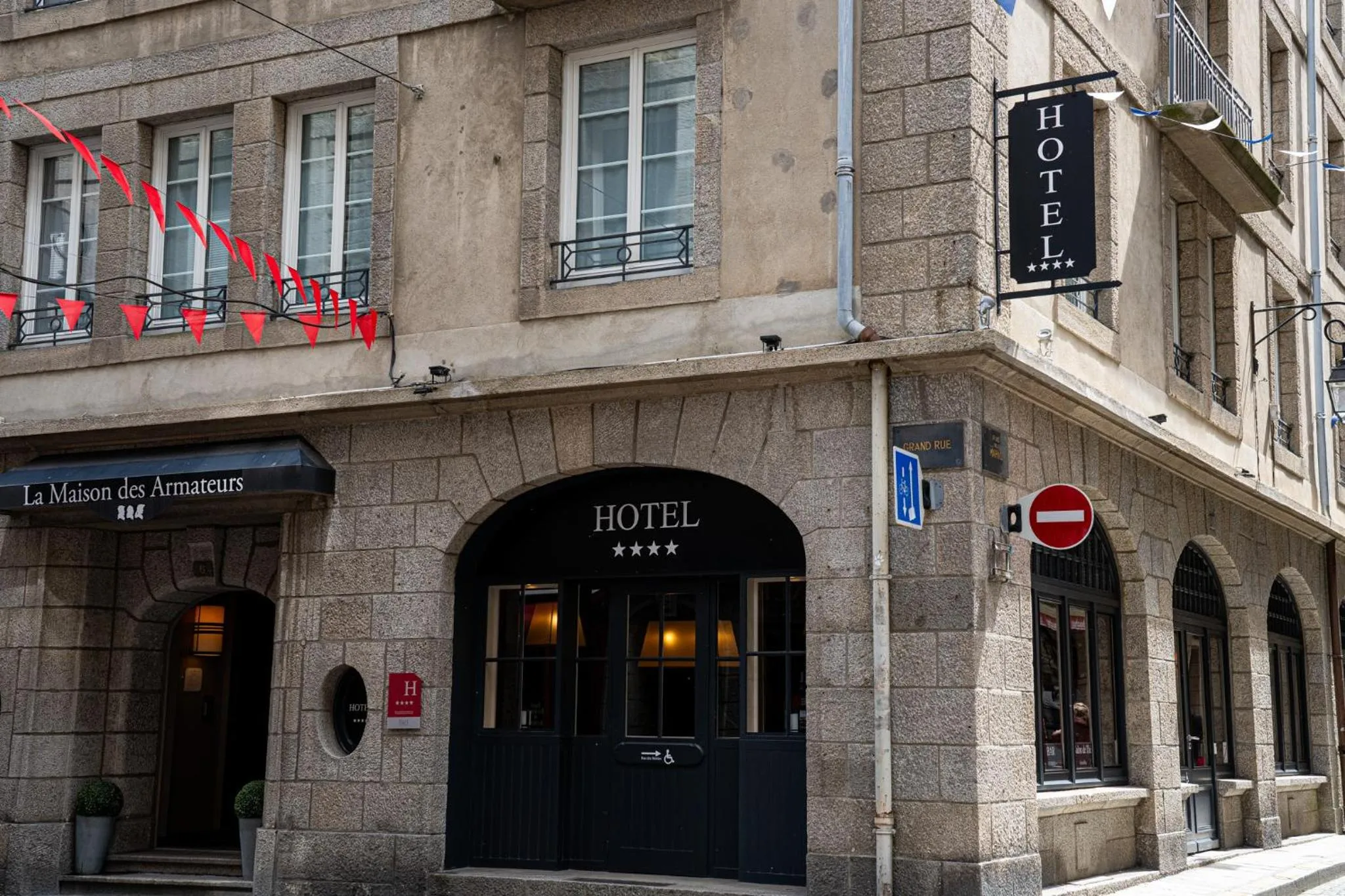 City view in La Maison des Armateurs