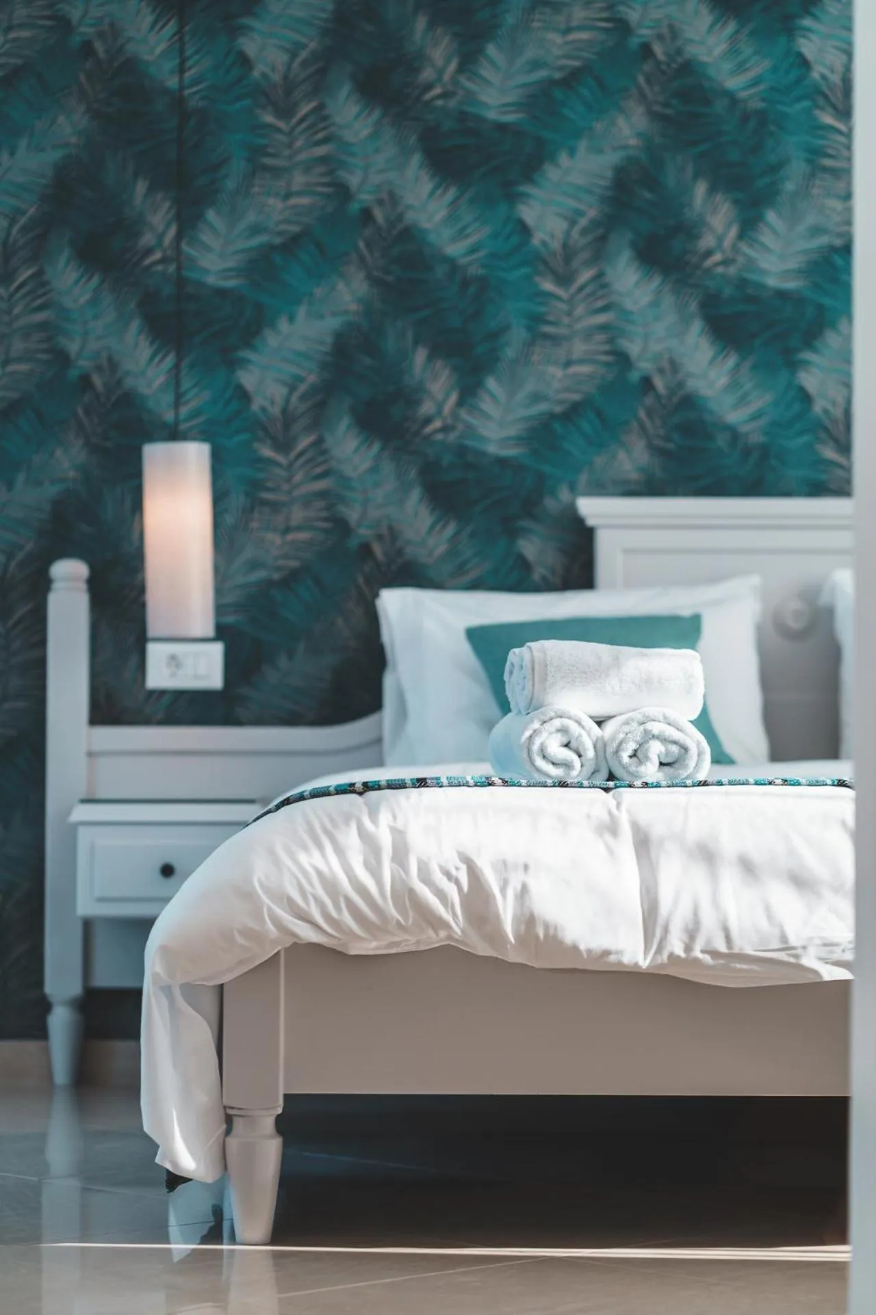 Bed in Zeus Village Resort - Adults Only