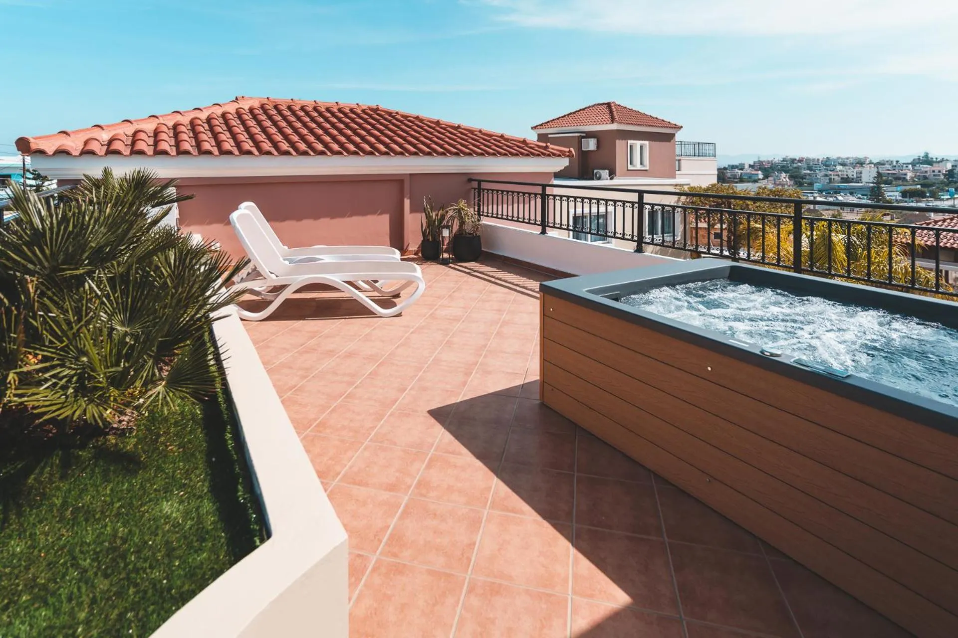 Hot Tub in Zeus Village Resort - Adults Only