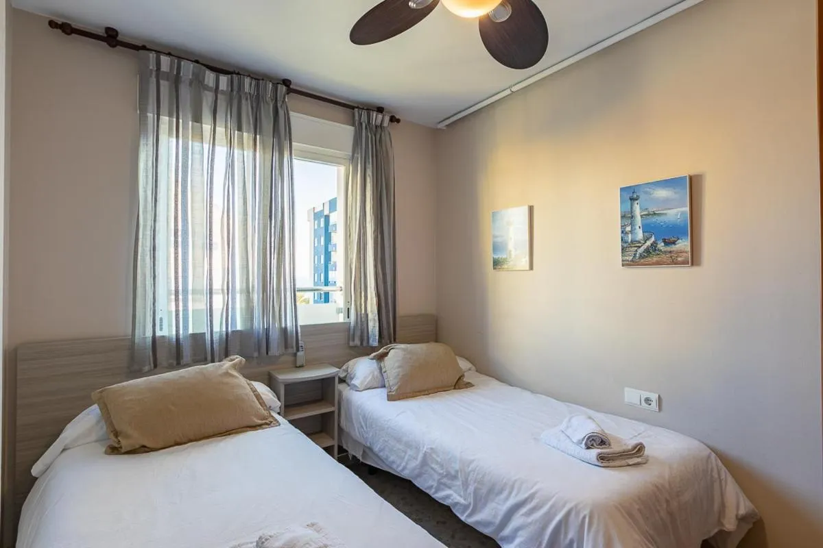 Bedroom, Bed in Apartamentos Guerrero