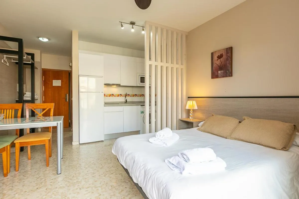 Bed in Apartamentos Guerrero