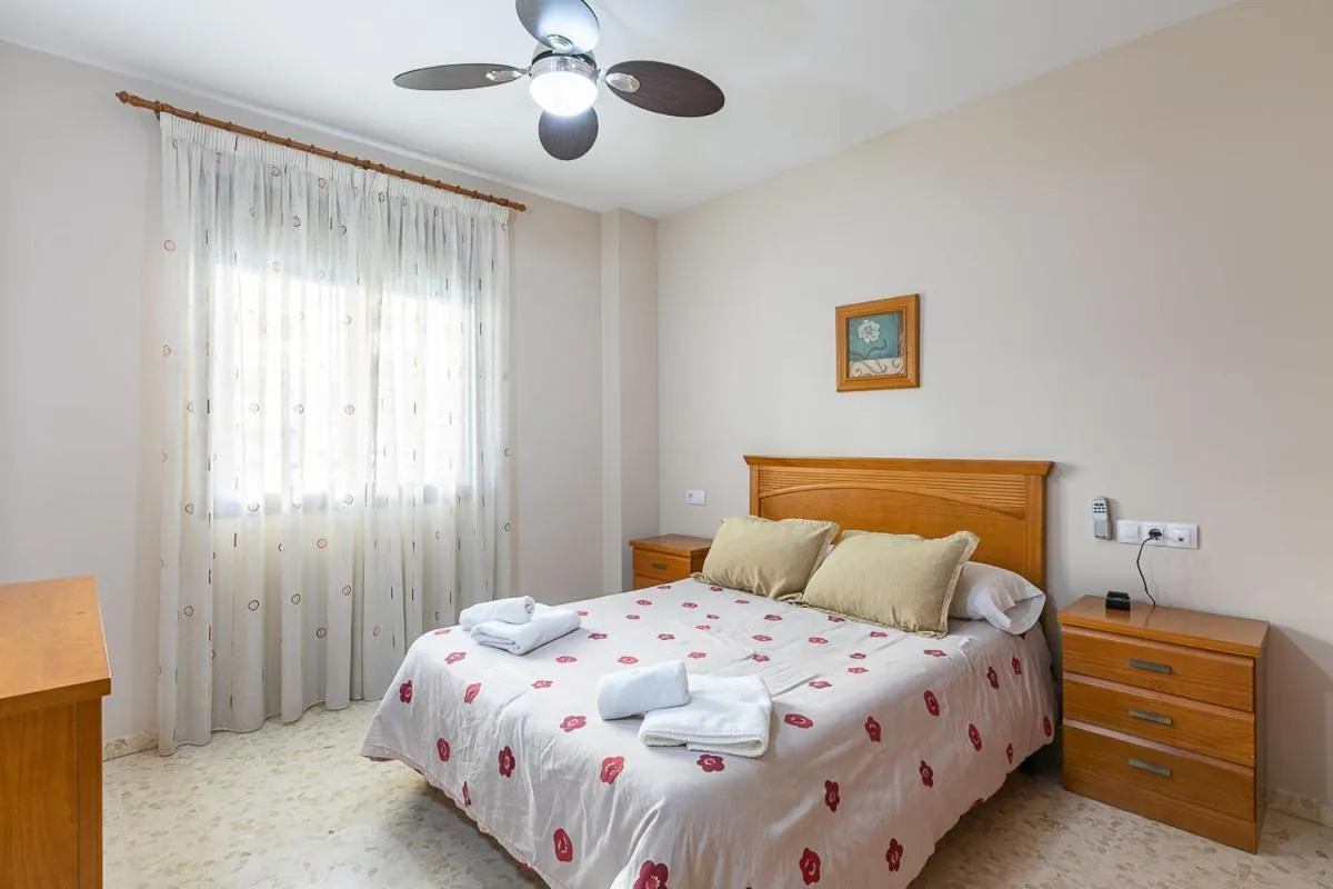 Bedroom, Bed in Apartamentos Guerrero