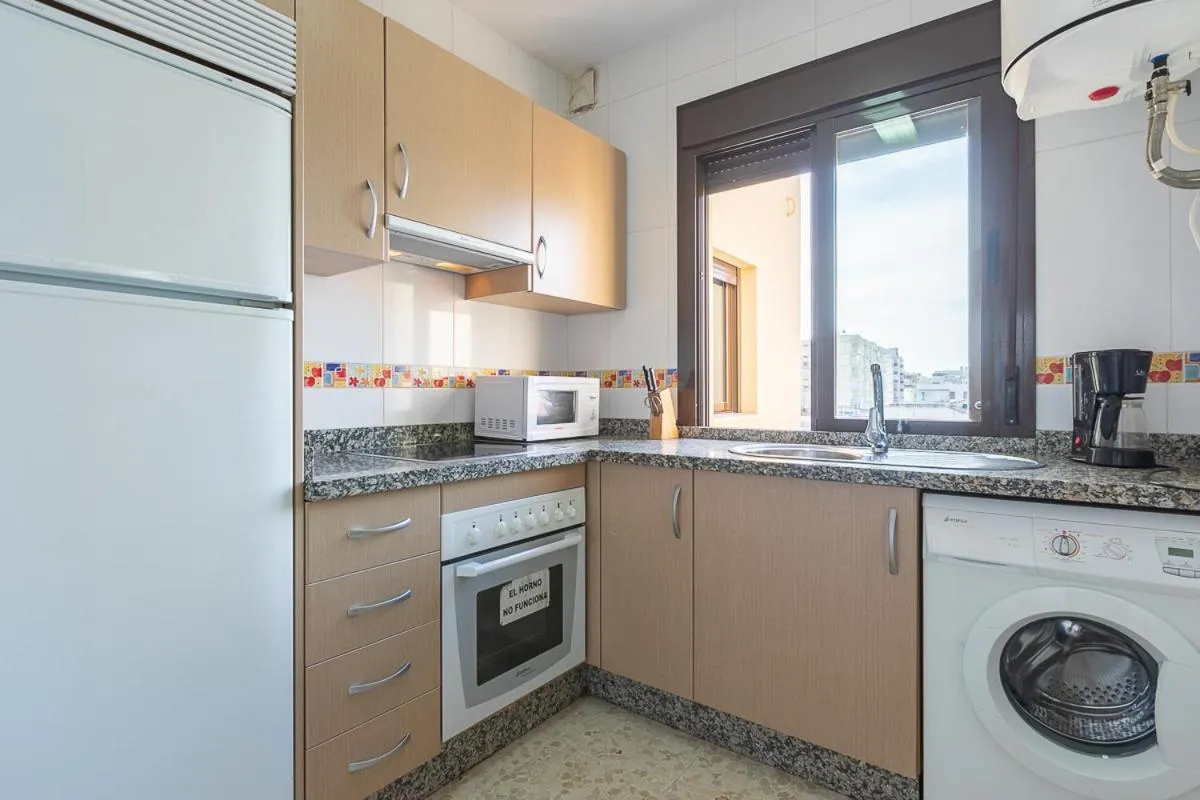 Kitchen or kitchenette in Apartamentos Guerrero