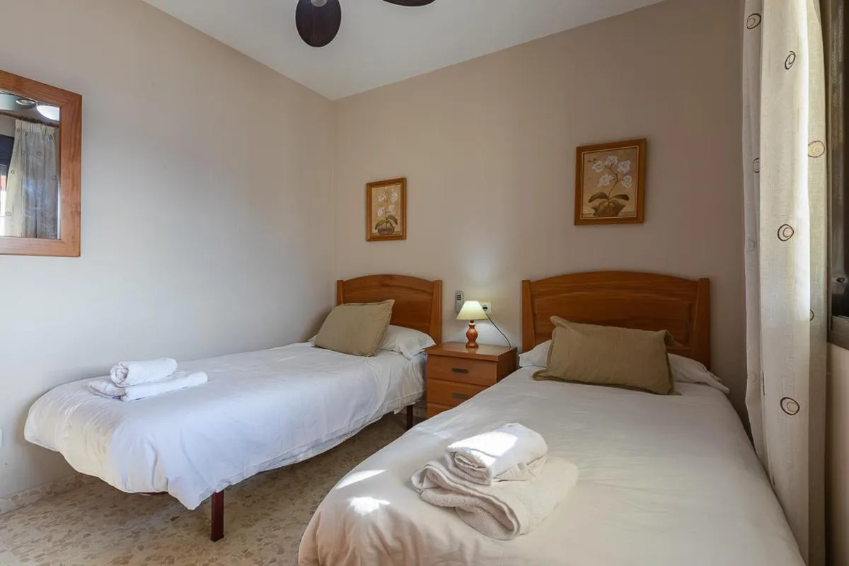 Bedroom, Bed in Apartamentos Guerrero