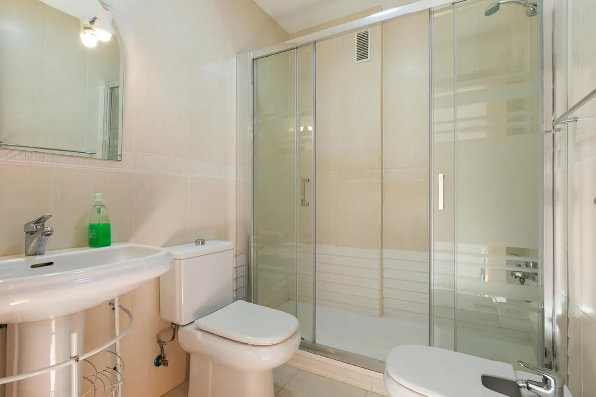 Bathroom in Apartamentos Guerrero