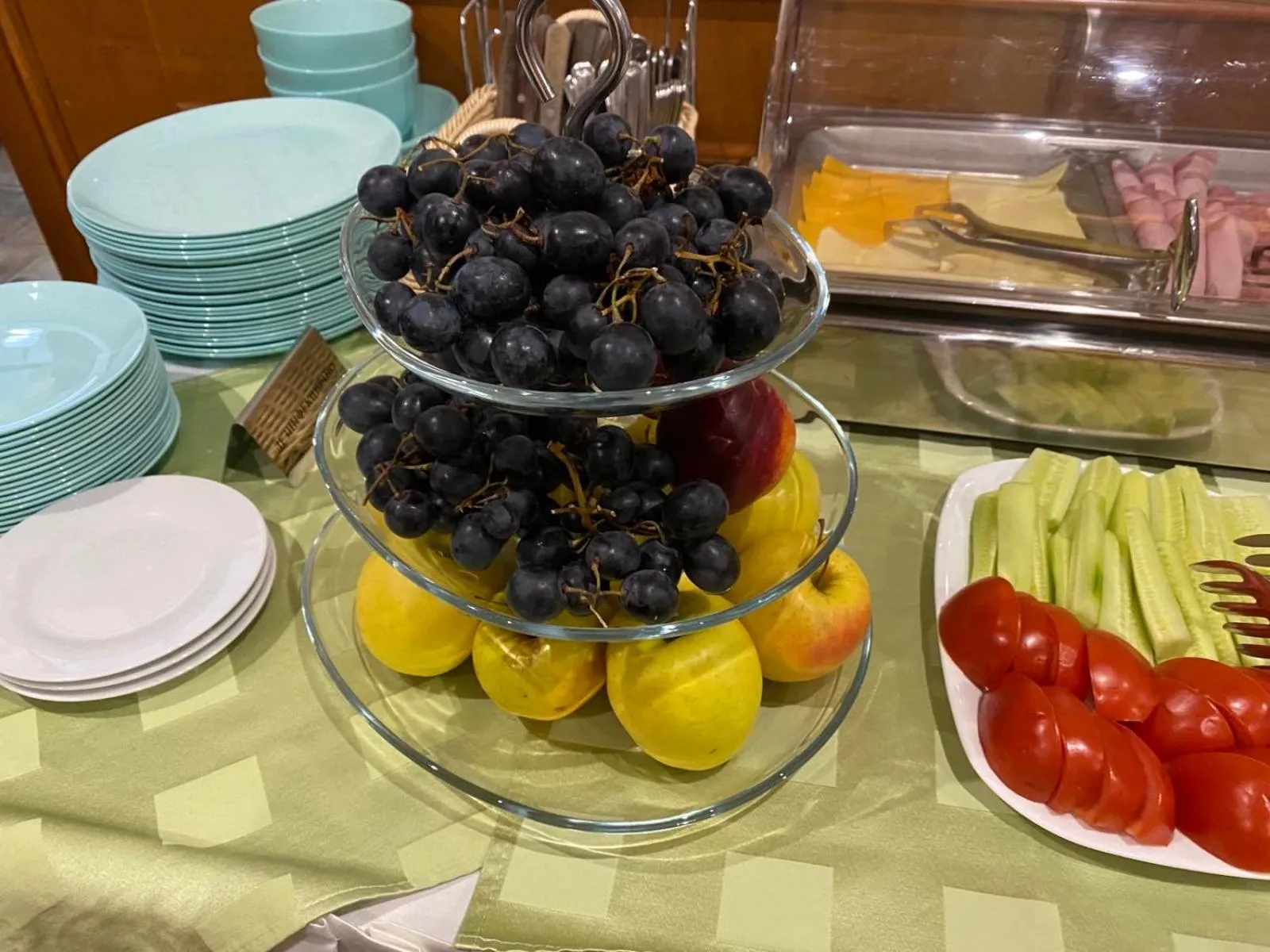 Buffet breakfast in Hotel Odeon
