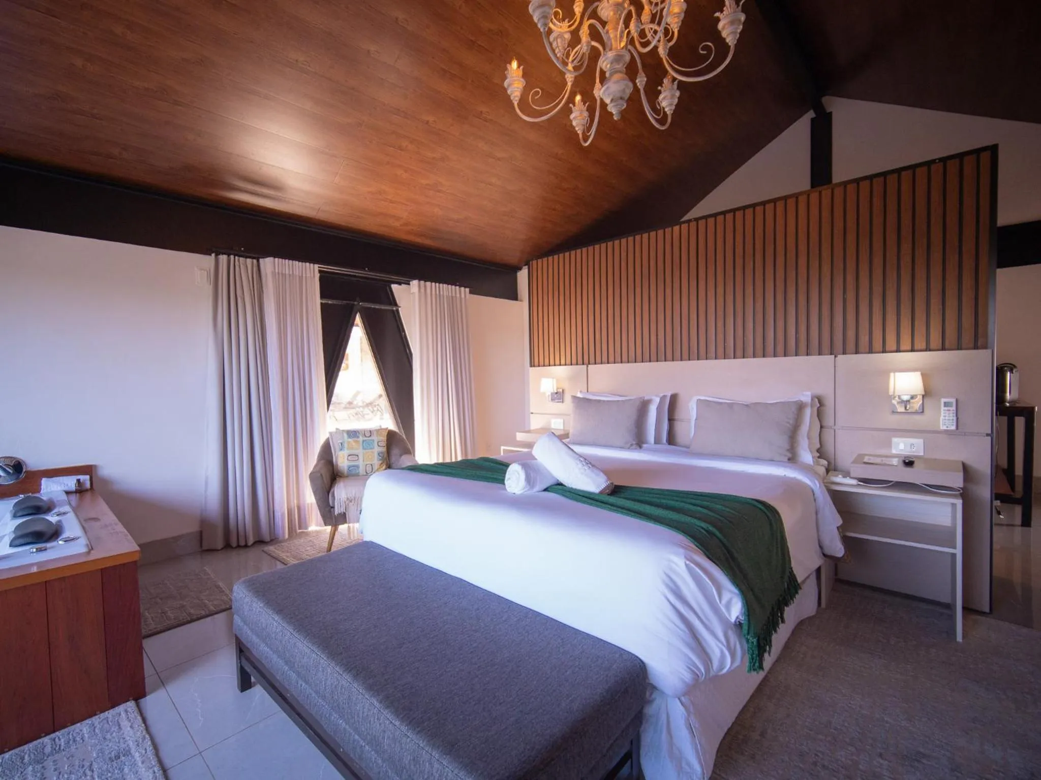 Bed in Pousada Suiça Mineira Centro