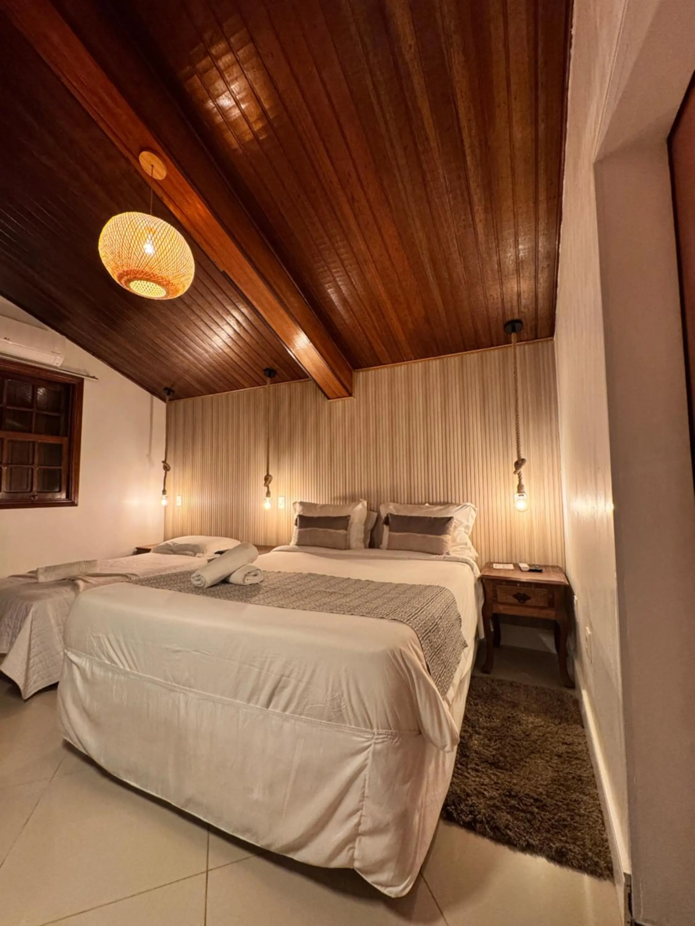 Bed in Pousada Suiça Mineira Centro