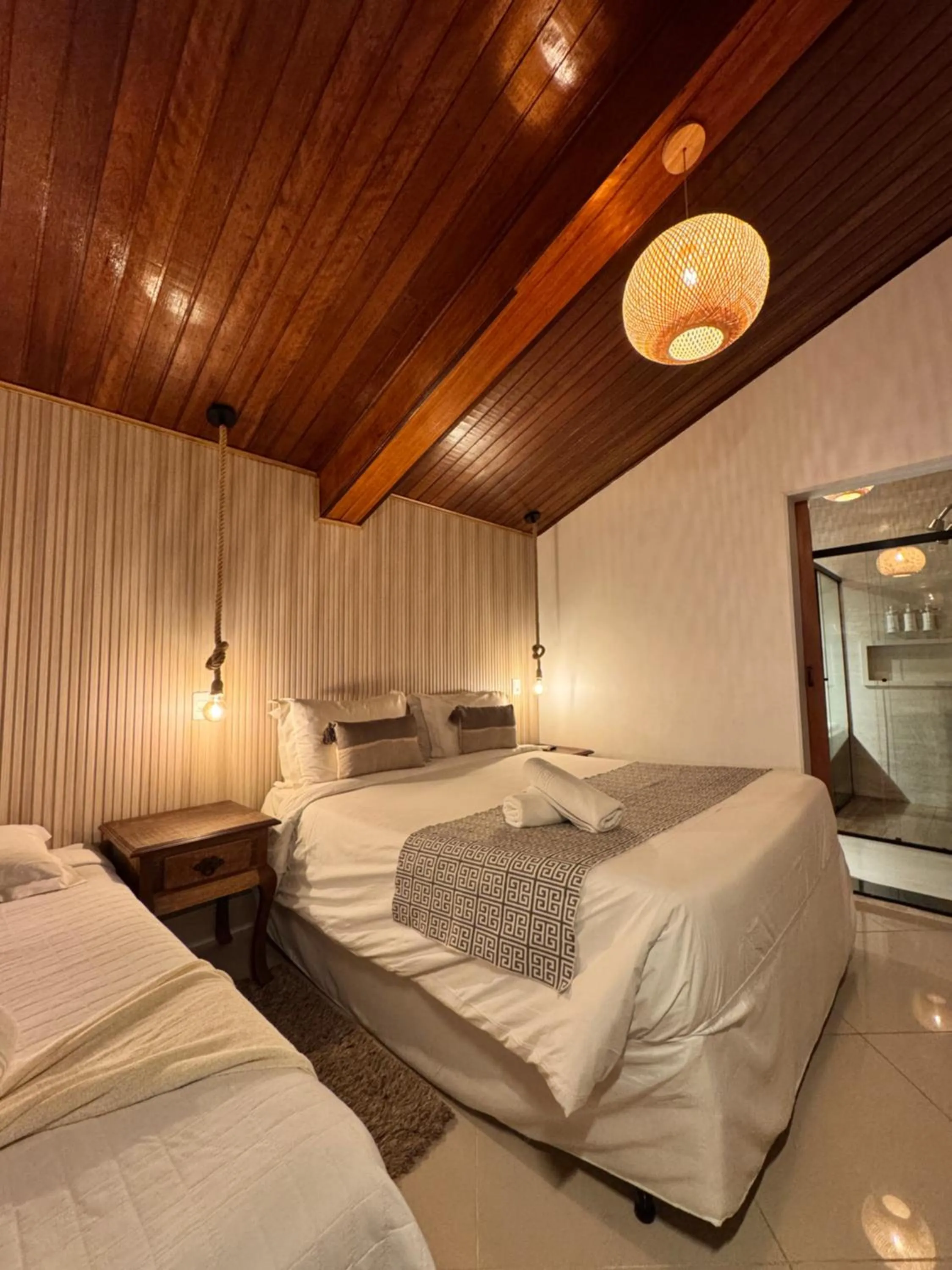 Bed in Pousada Suiça Mineira Centro