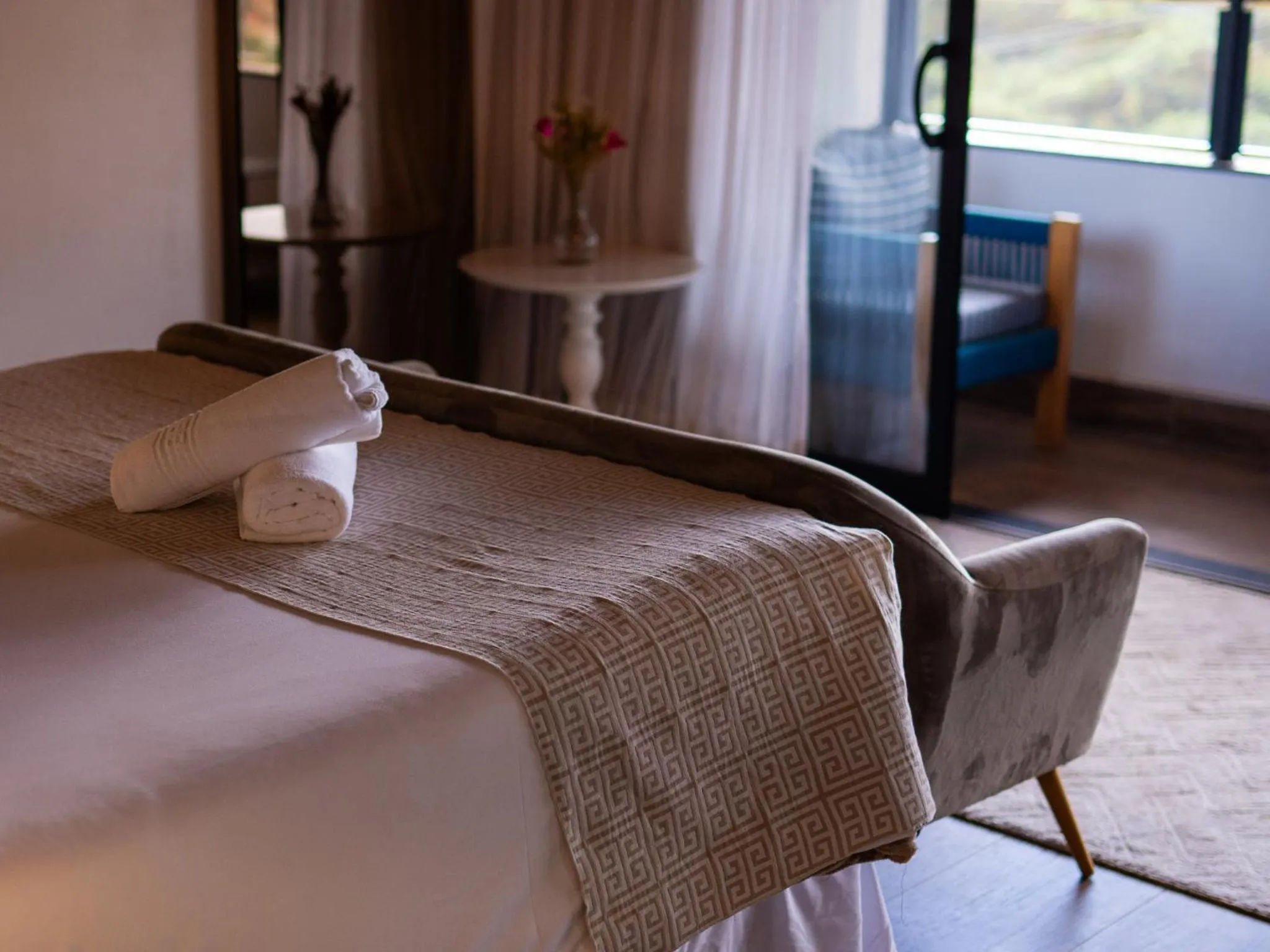 Bed in Pousada Suiça Mineira Centro