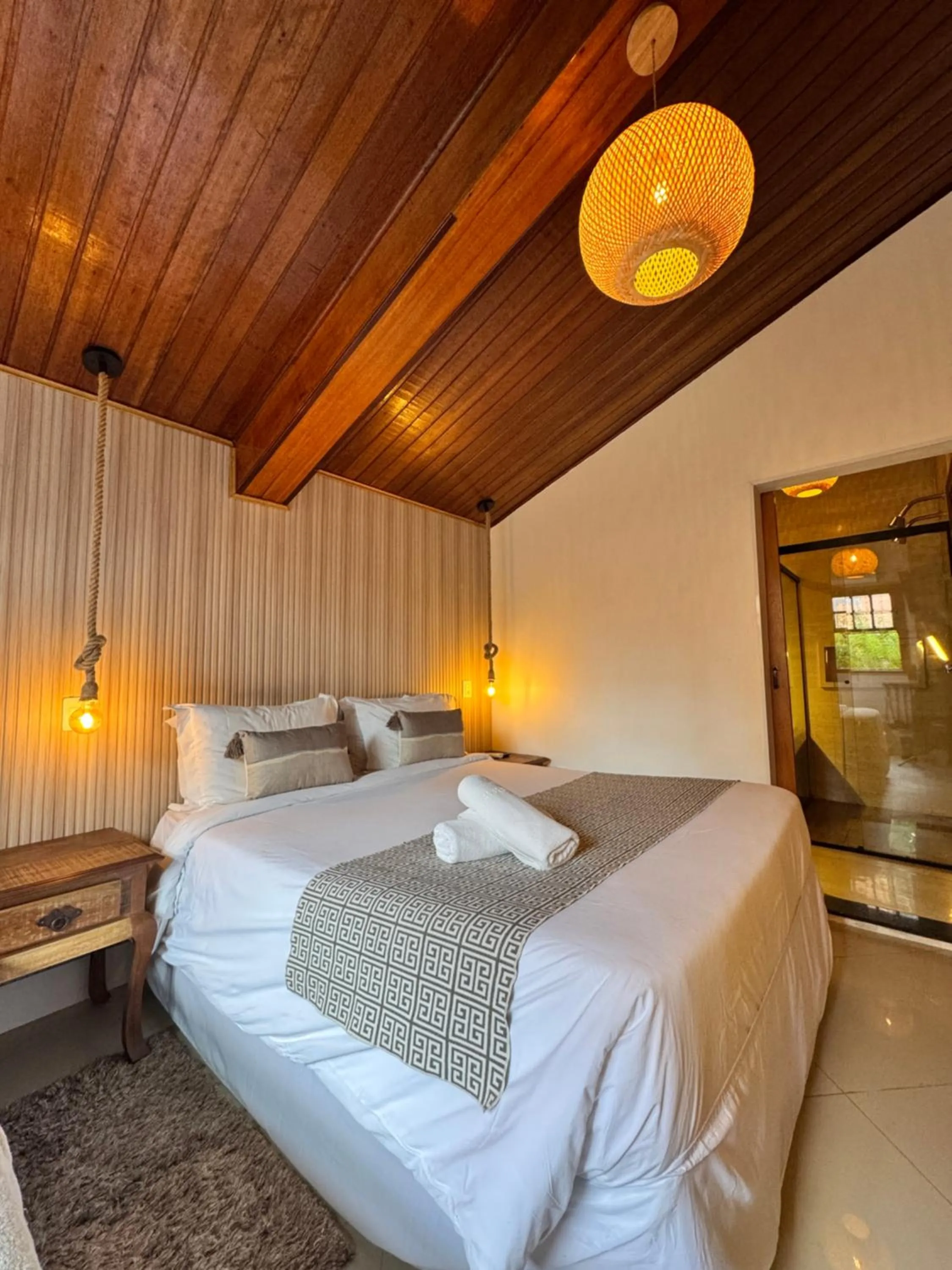 Bed in Pousada Suiça Mineira Centro