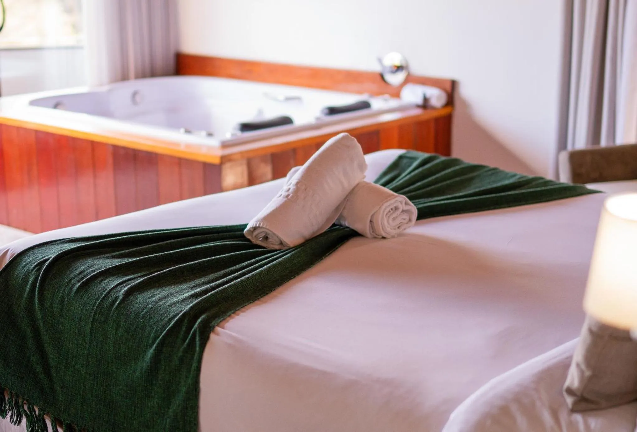 Bed in Pousada Suiça Mineira Centro