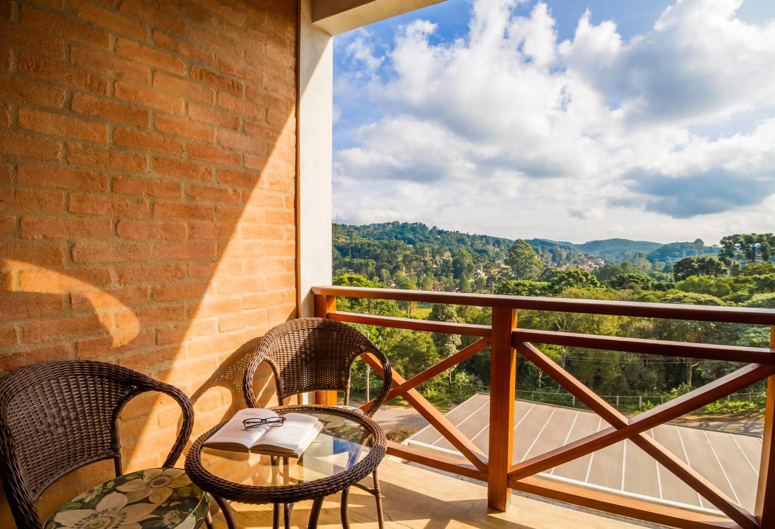 Balcony/Terrace in Pousada Suiça Mineira Centro