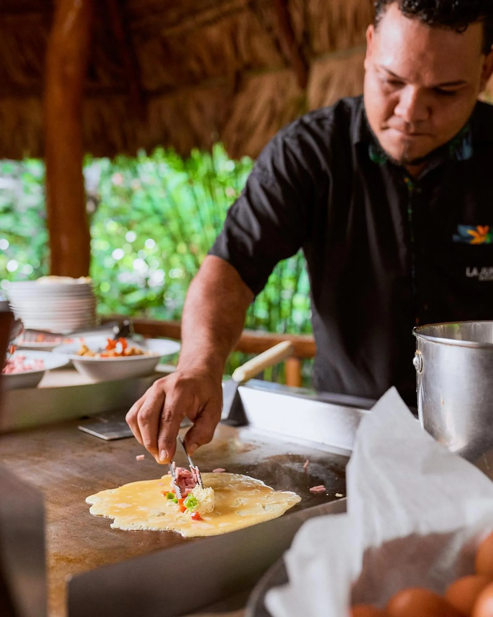 Breakfast in Cariblue Beach and Jungle Resort