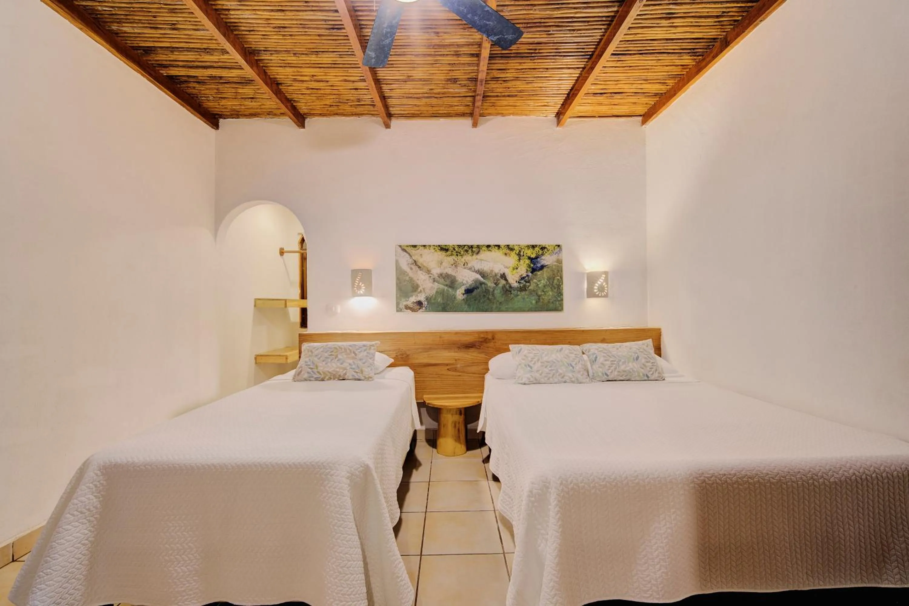 Bed in Cariblue Beach and Jungle Resort