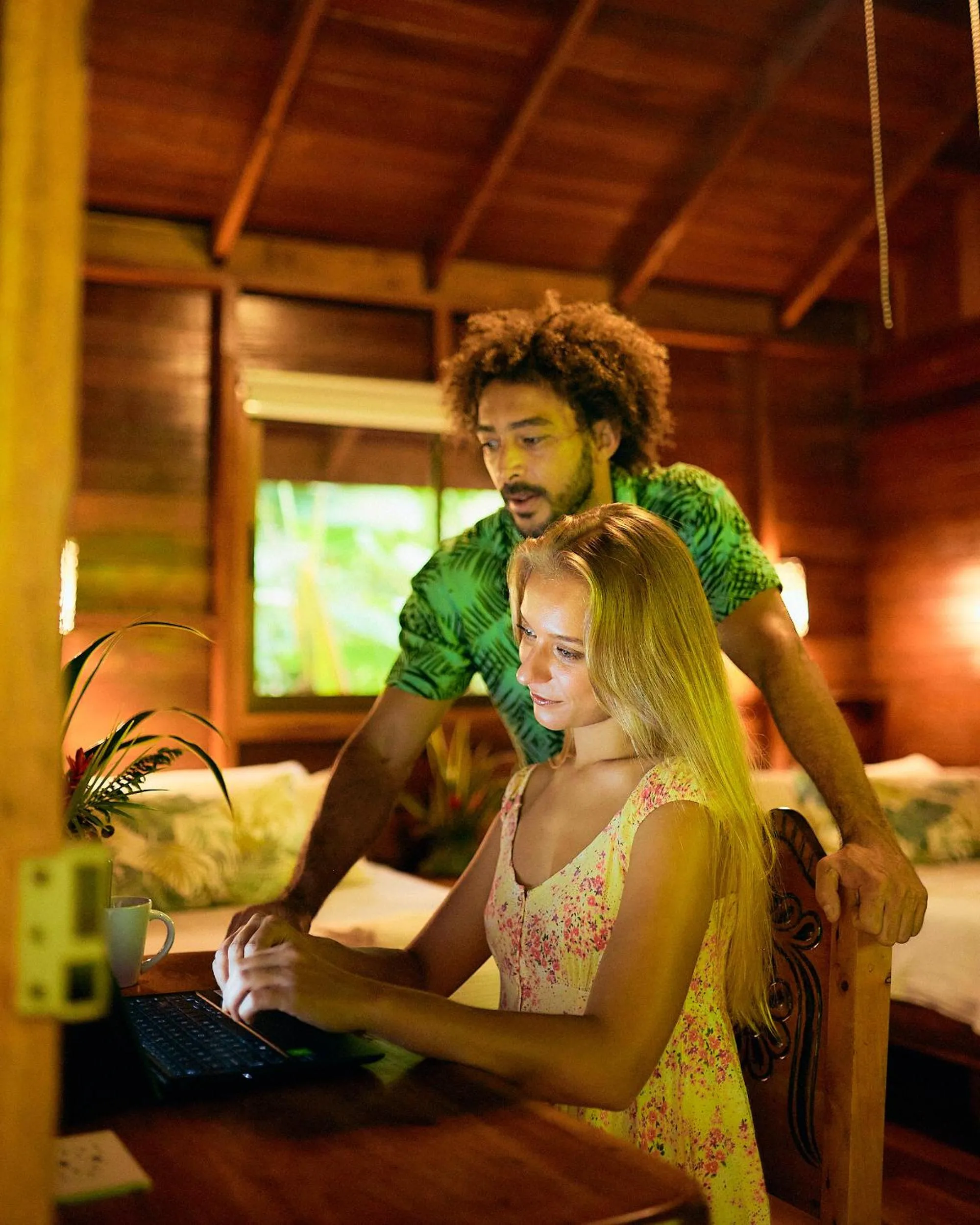 Bedroom in Cariblue Beach and Jungle Resort