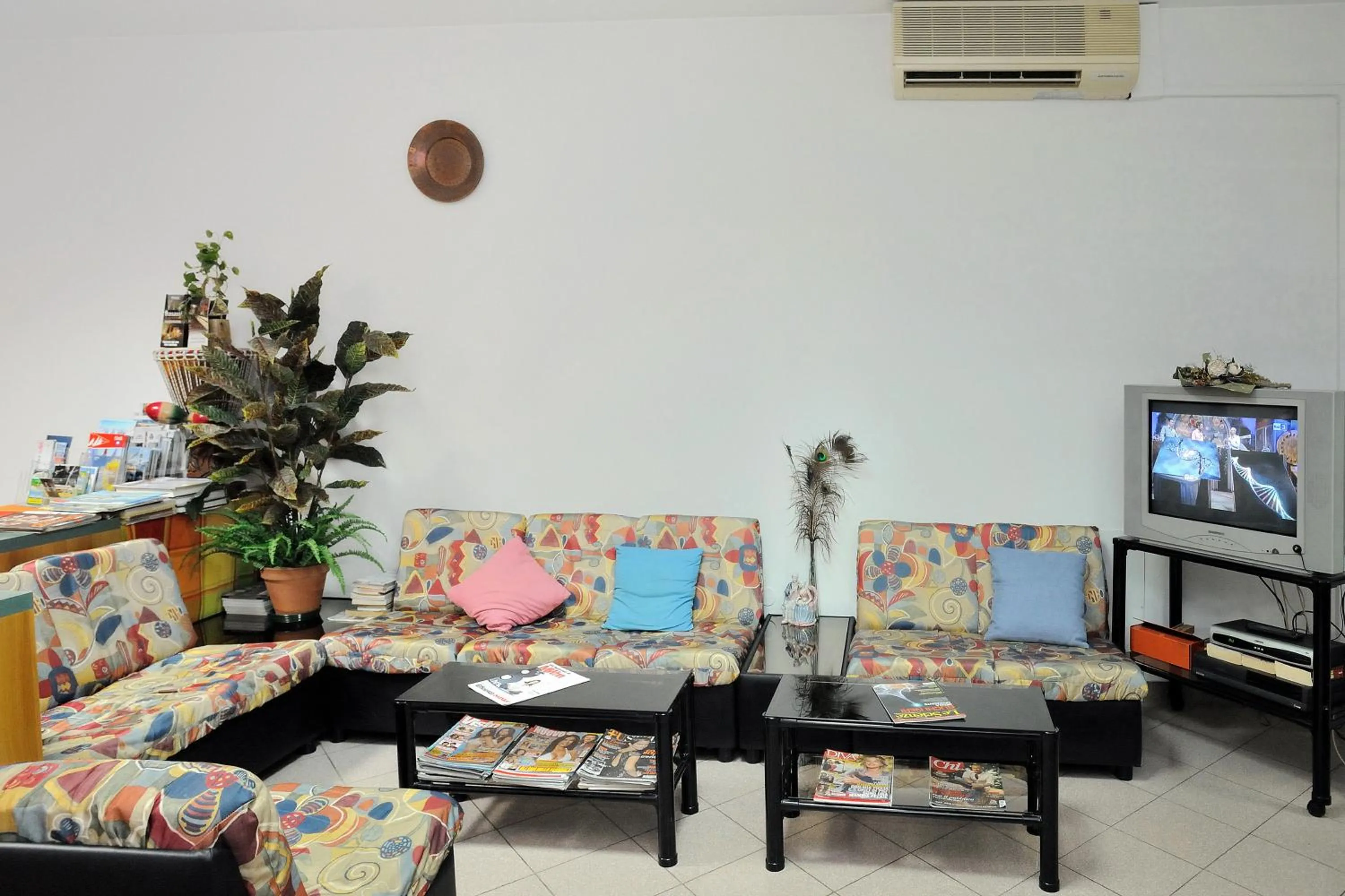 Communal lounge/ TV room in Hotel Lidia