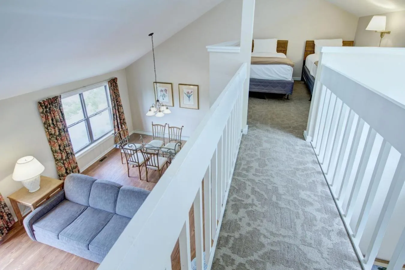 Bed in Pocono Mountain Villas by Exploria Resorts