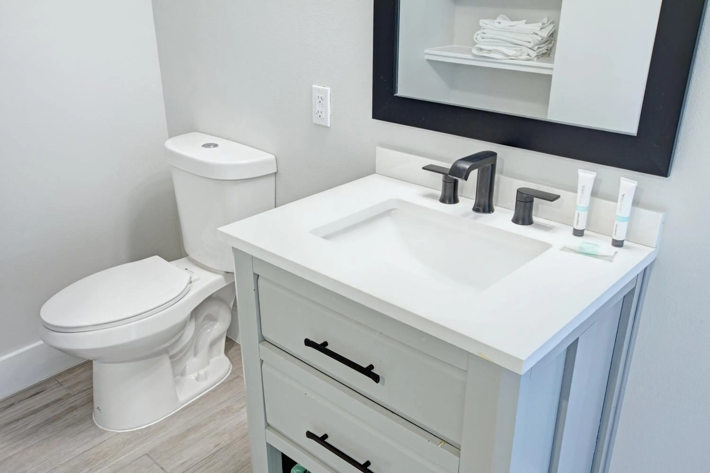 Bathroom in Pocono Mountain Villas by Exploria Resorts