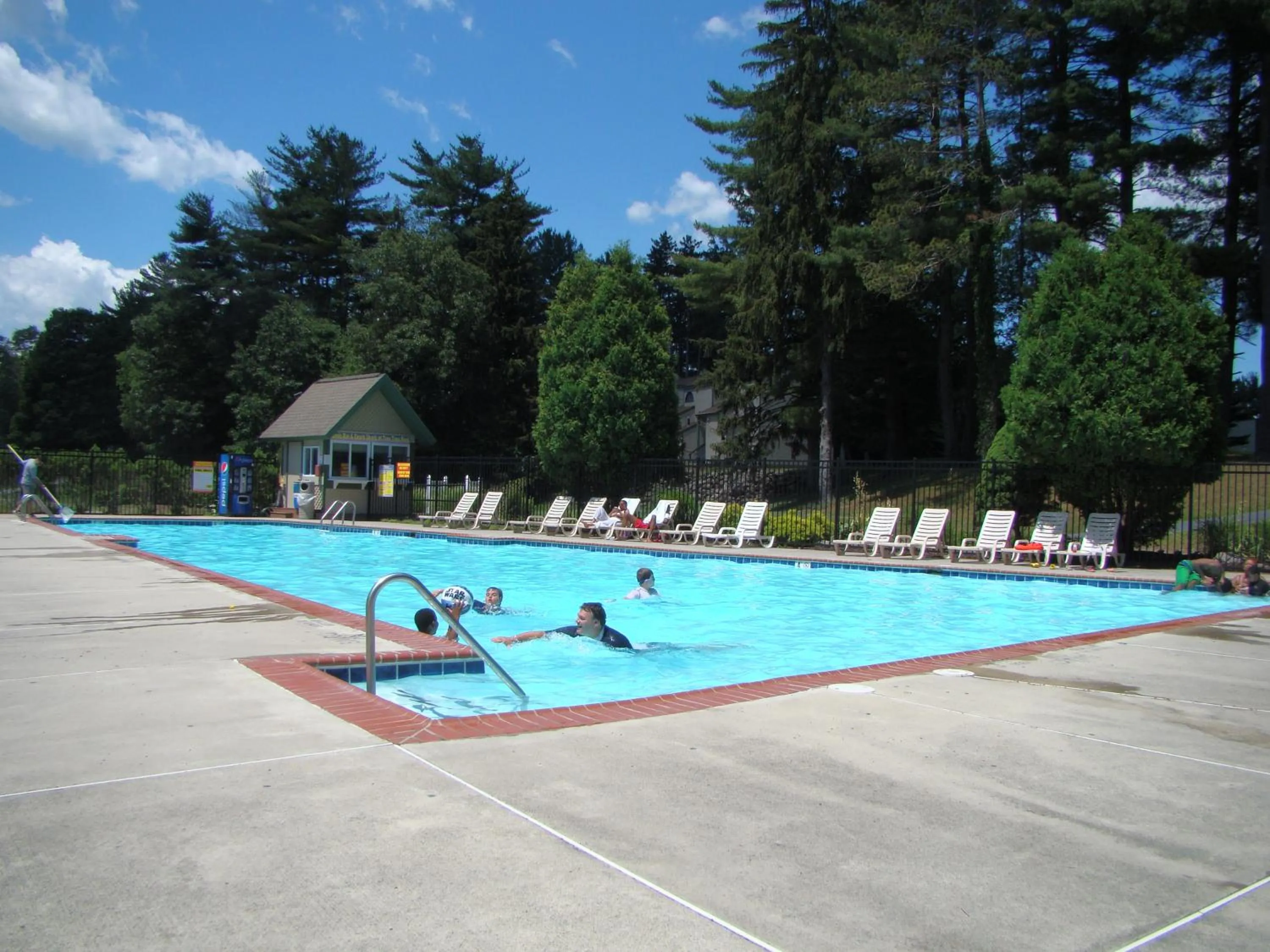 Swimming pool in Pocono Mountain Villas by Exploria Resorts