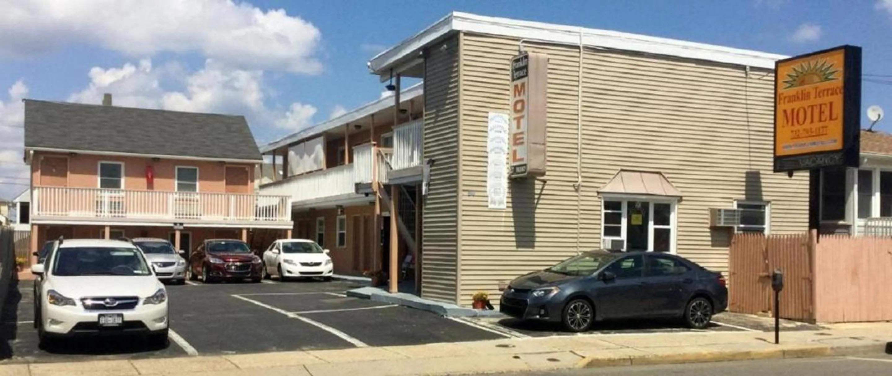 Property building in Franklin Terrace Motel